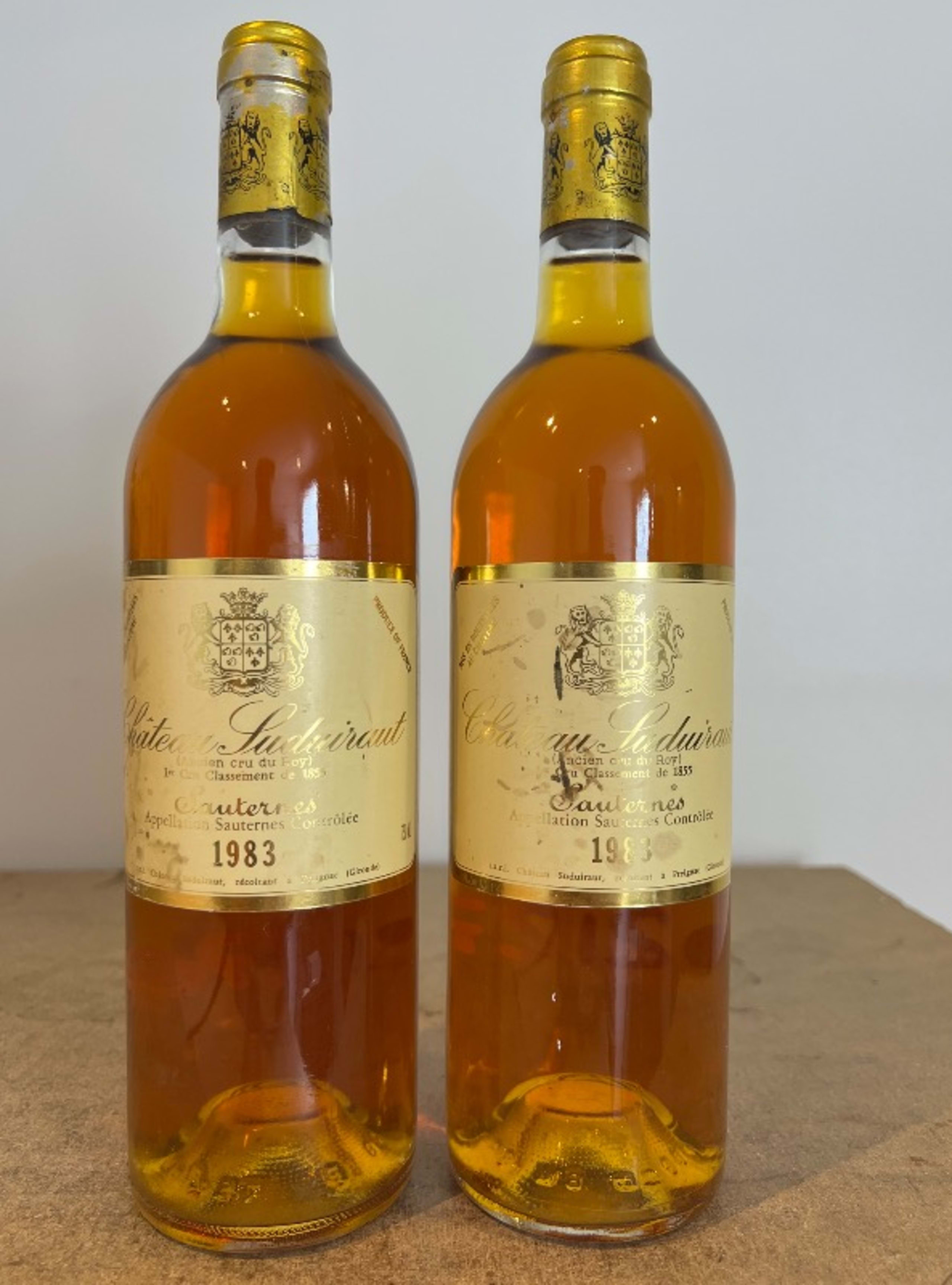 2 x Château Suduiraut, Sauternes, 1983