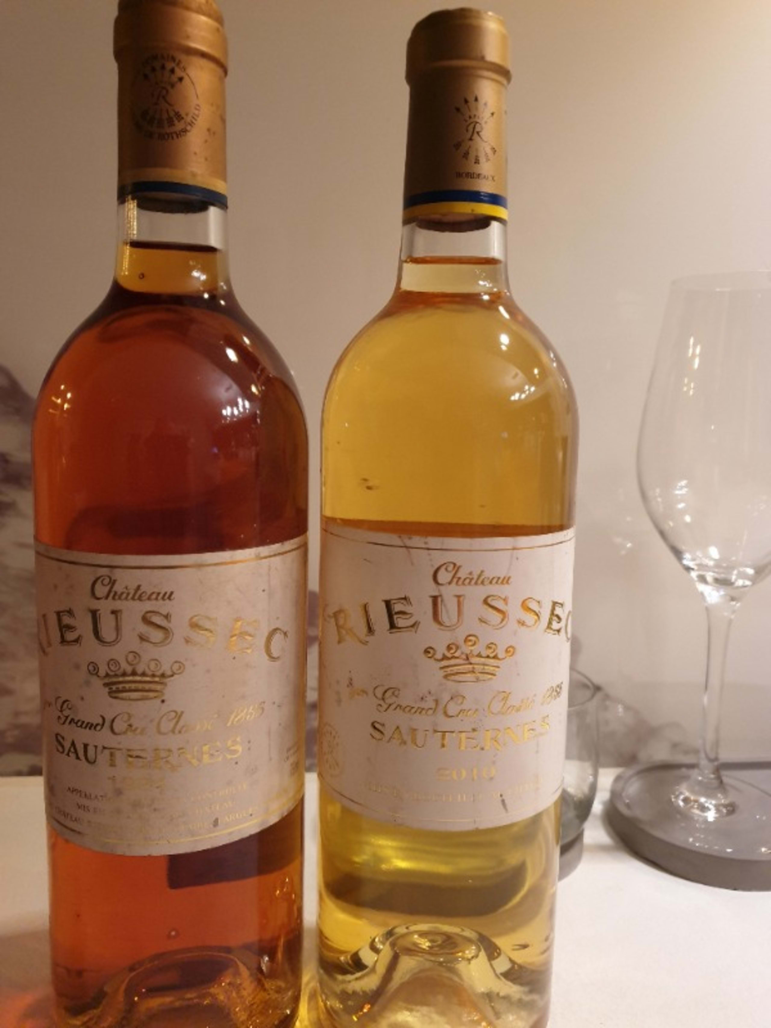 2 x château Rieussec, Sauternes, 1994 / 2010