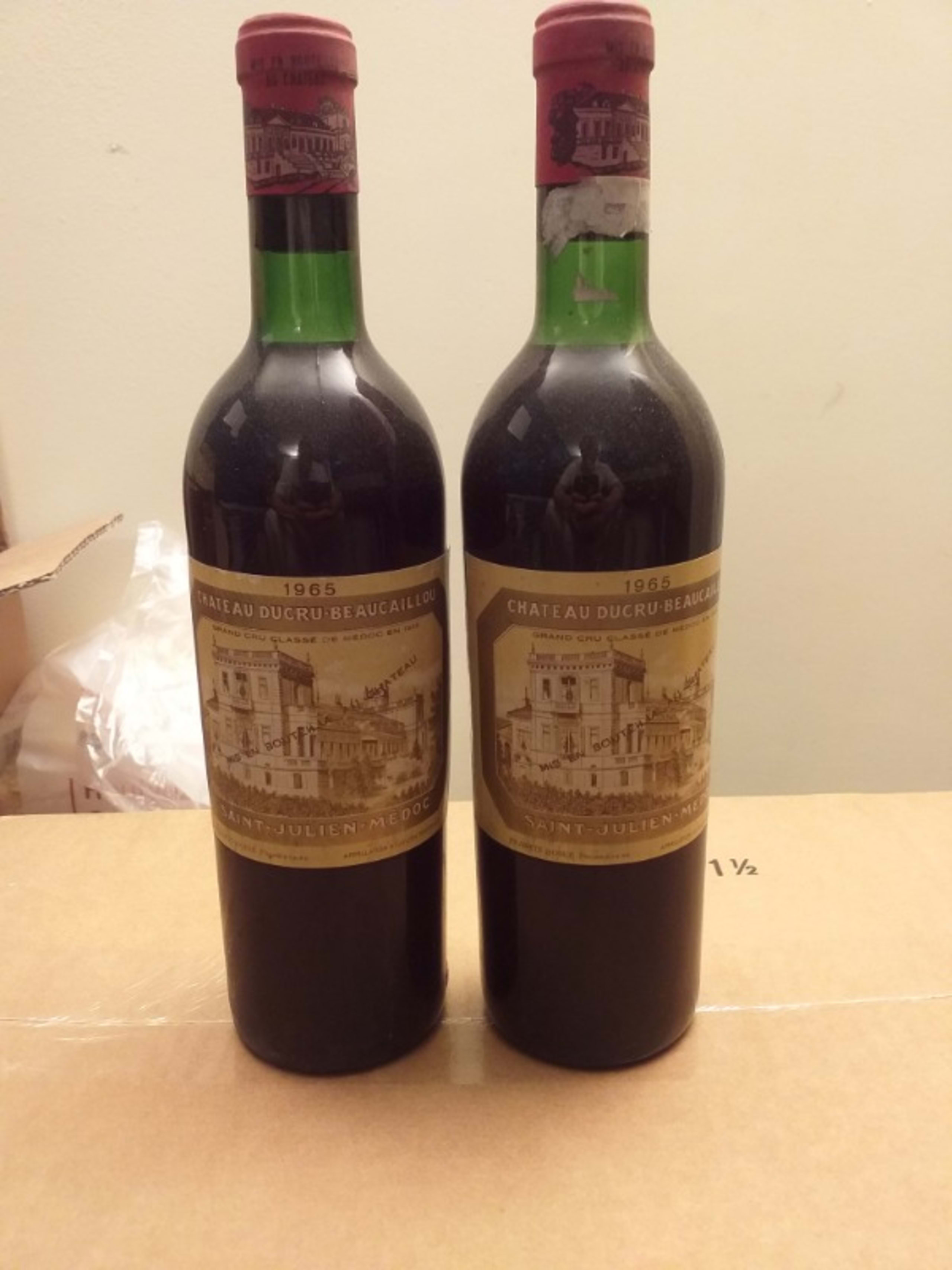 2 x Château Ducru Beaucaillou, Saint-Julien, 1965