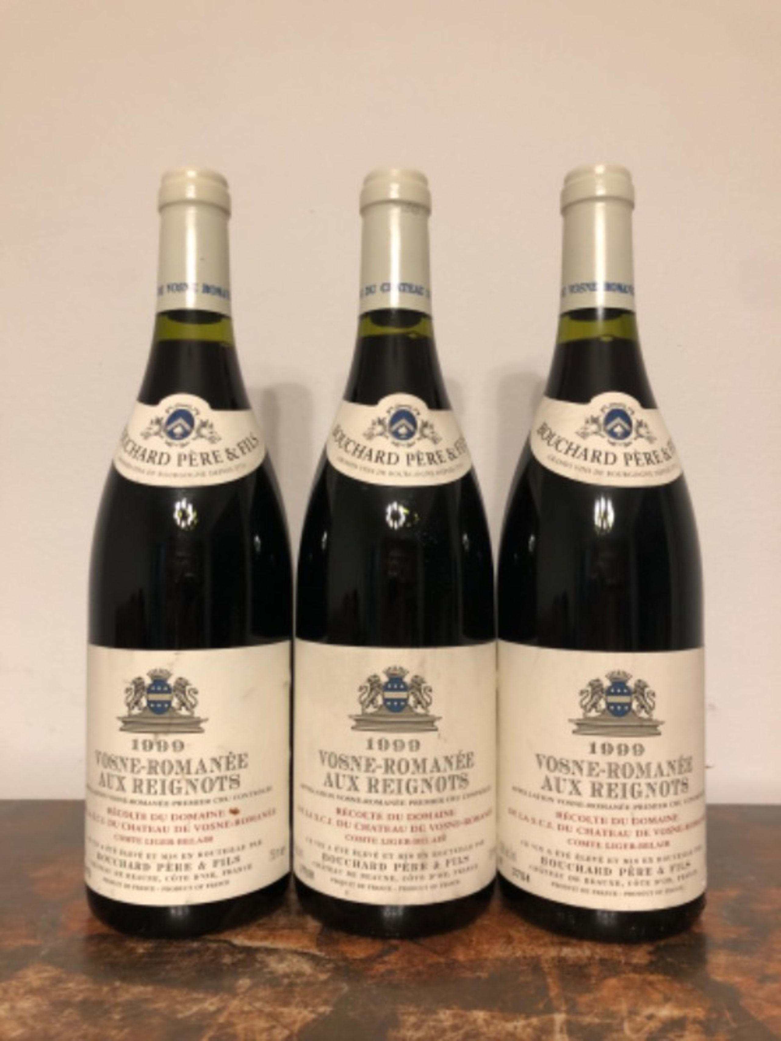3 x Vosne-Romanée, Aux Reignots, Bouchard Père & Fils, 1999
