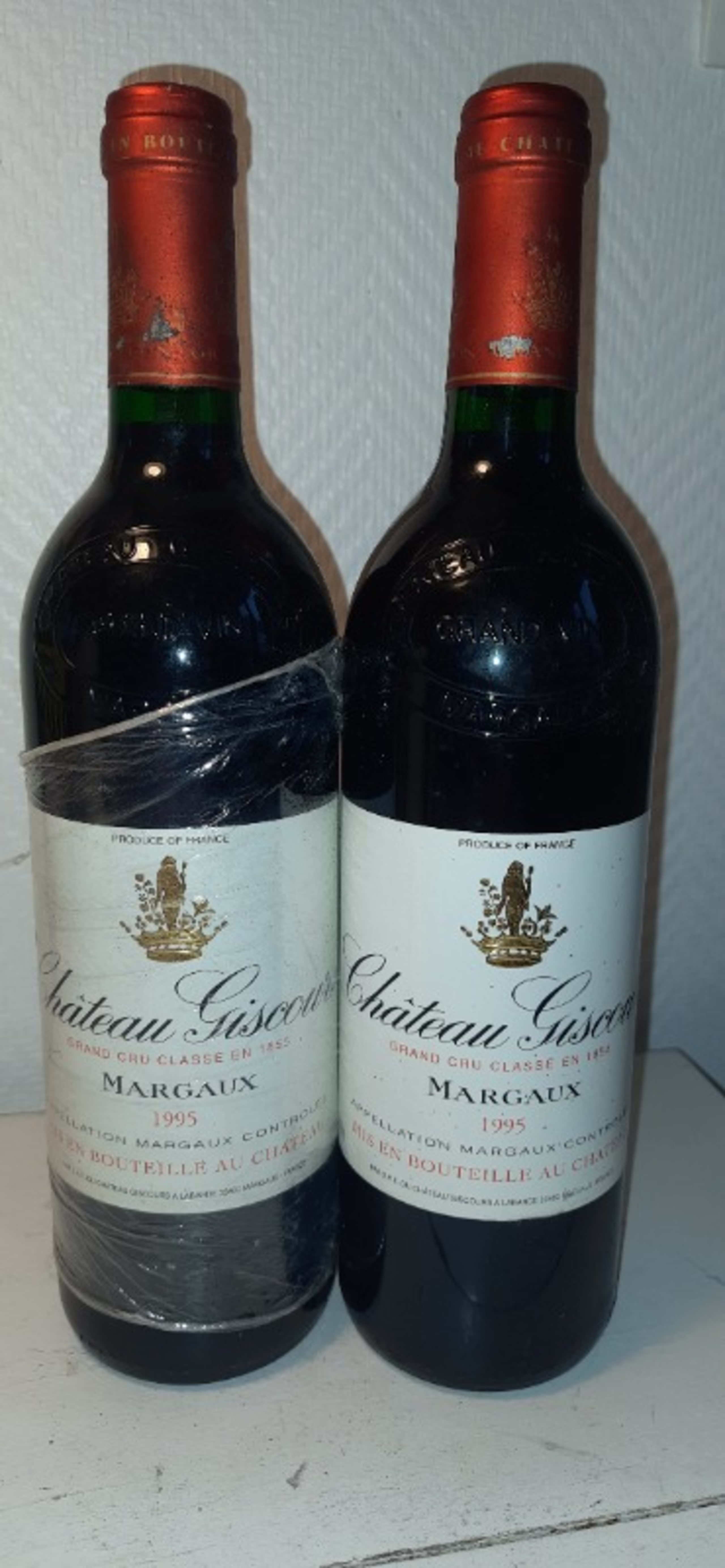 2 x château Giscours, Margaux, 1995