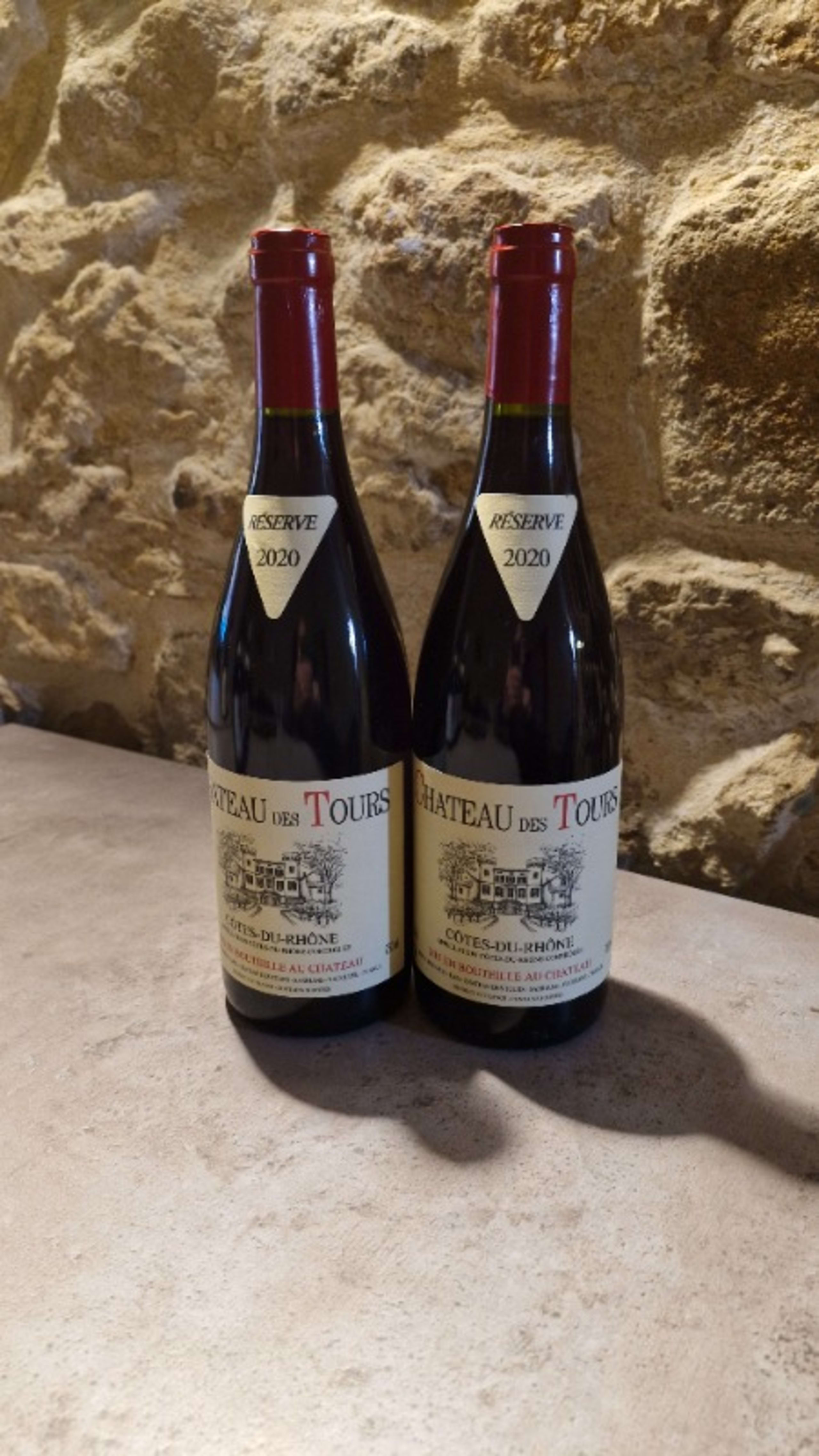 2 x Côtes-du-Rhône, Château des Tours, 2020