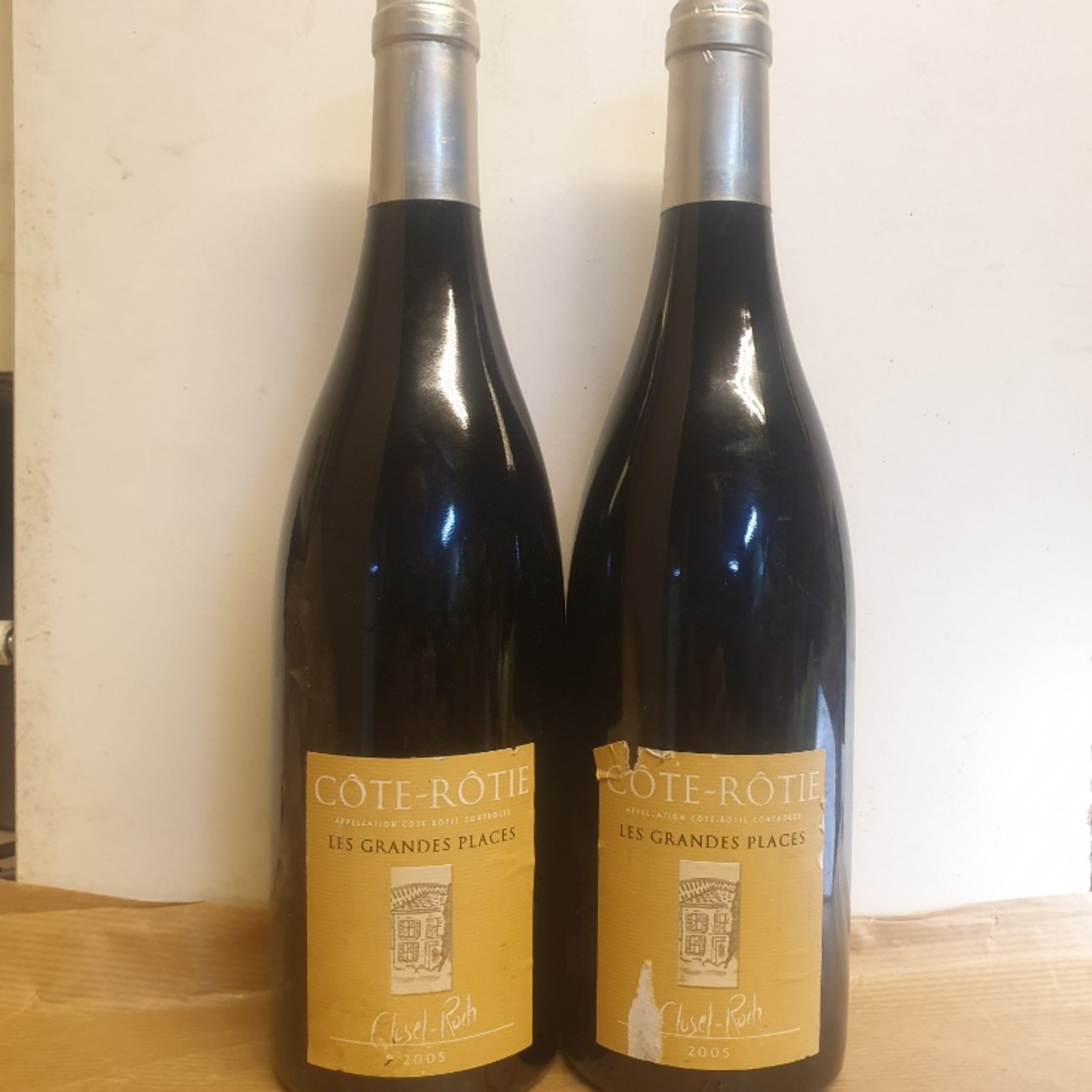 2 x Côte-Rôtie, les grandes places, clusel-roch, 2005