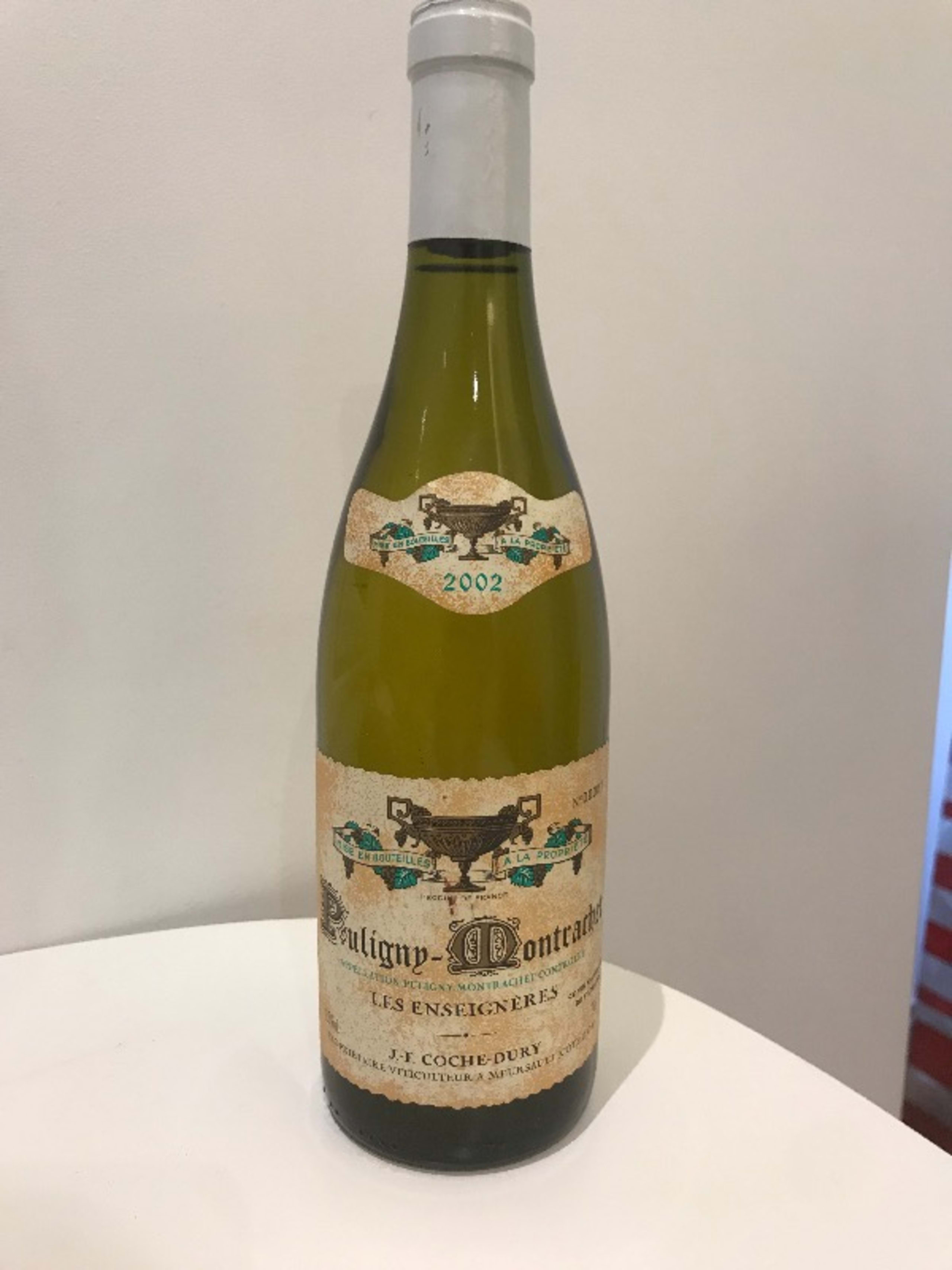 Puligny-Montrachet, Les Enseignères, J.F COCHE-DURY, 2002
