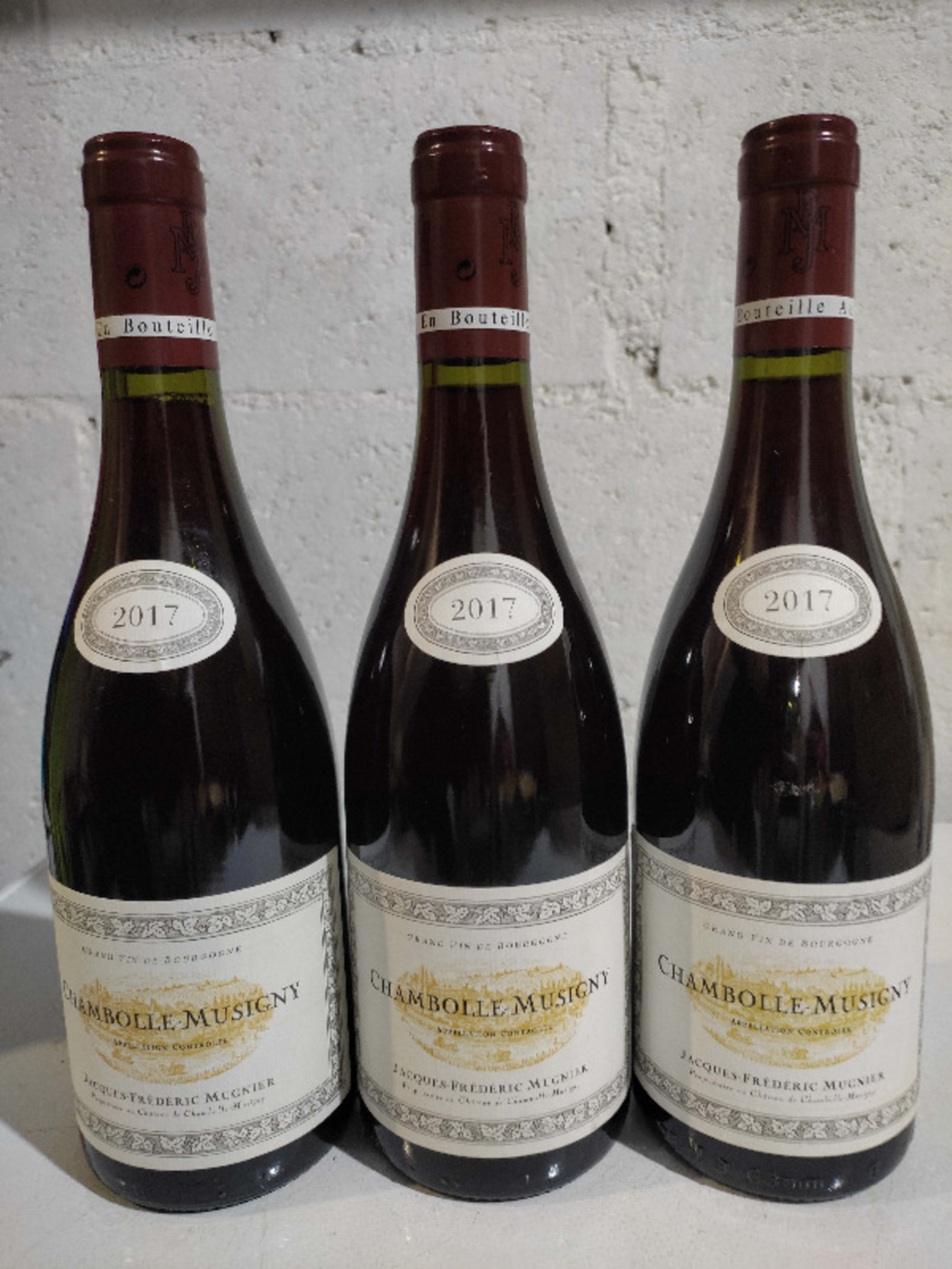 3 x Chambolle-Musigny, Jacques Frédéric MUGNIER, 2017