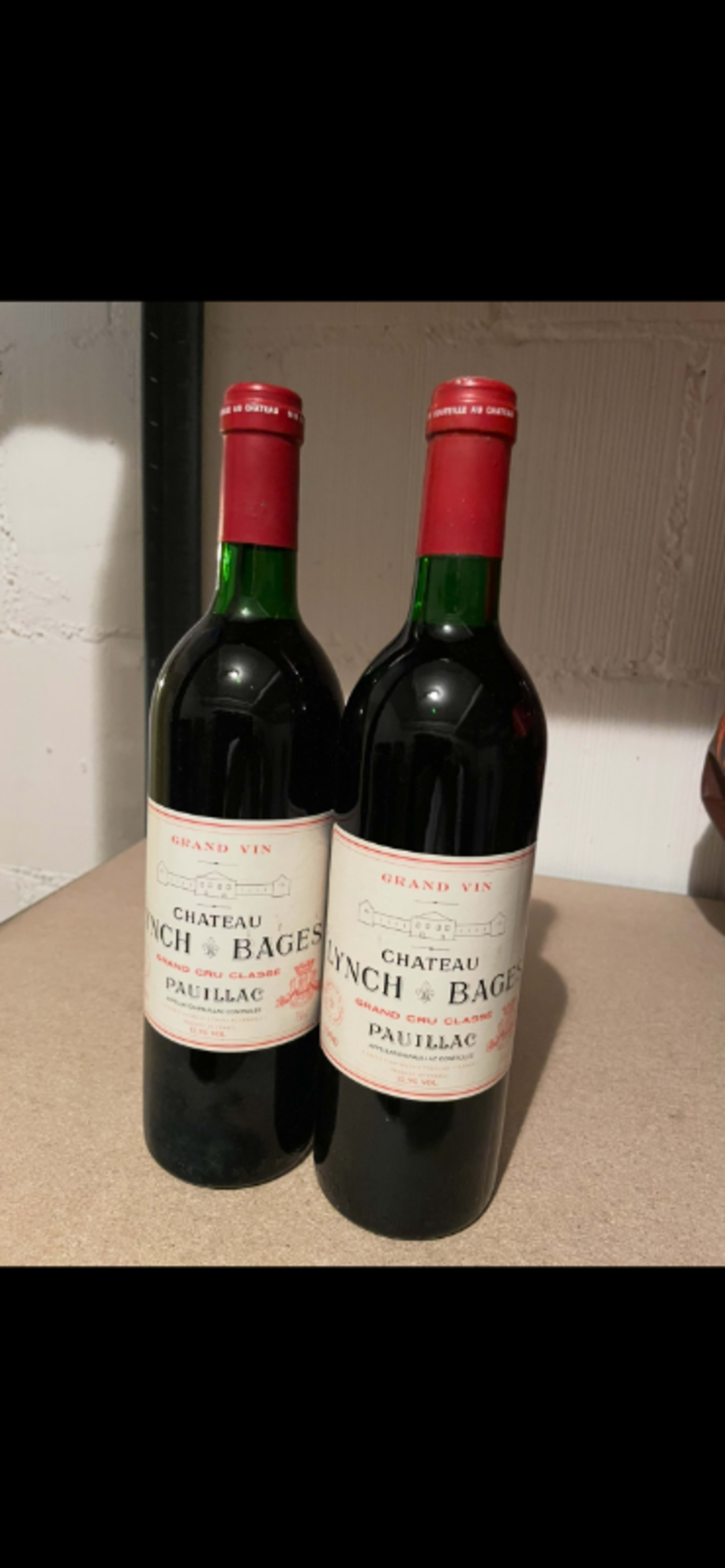 2 x Château Lynch Bages, Pauillac, 1990