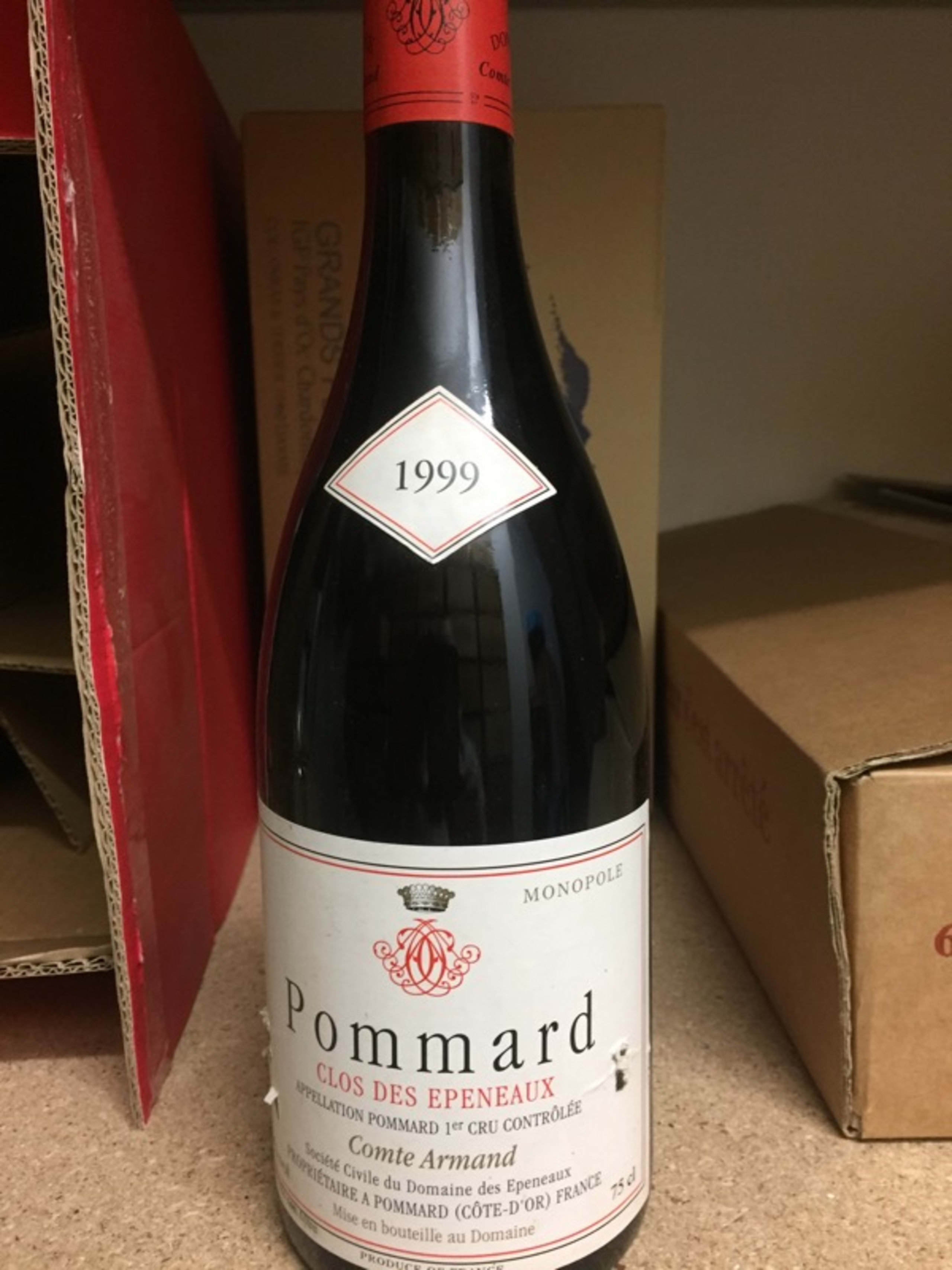 Pommard, PREMIER CRU EPENEAUX, CONTE ARMAND, 1999