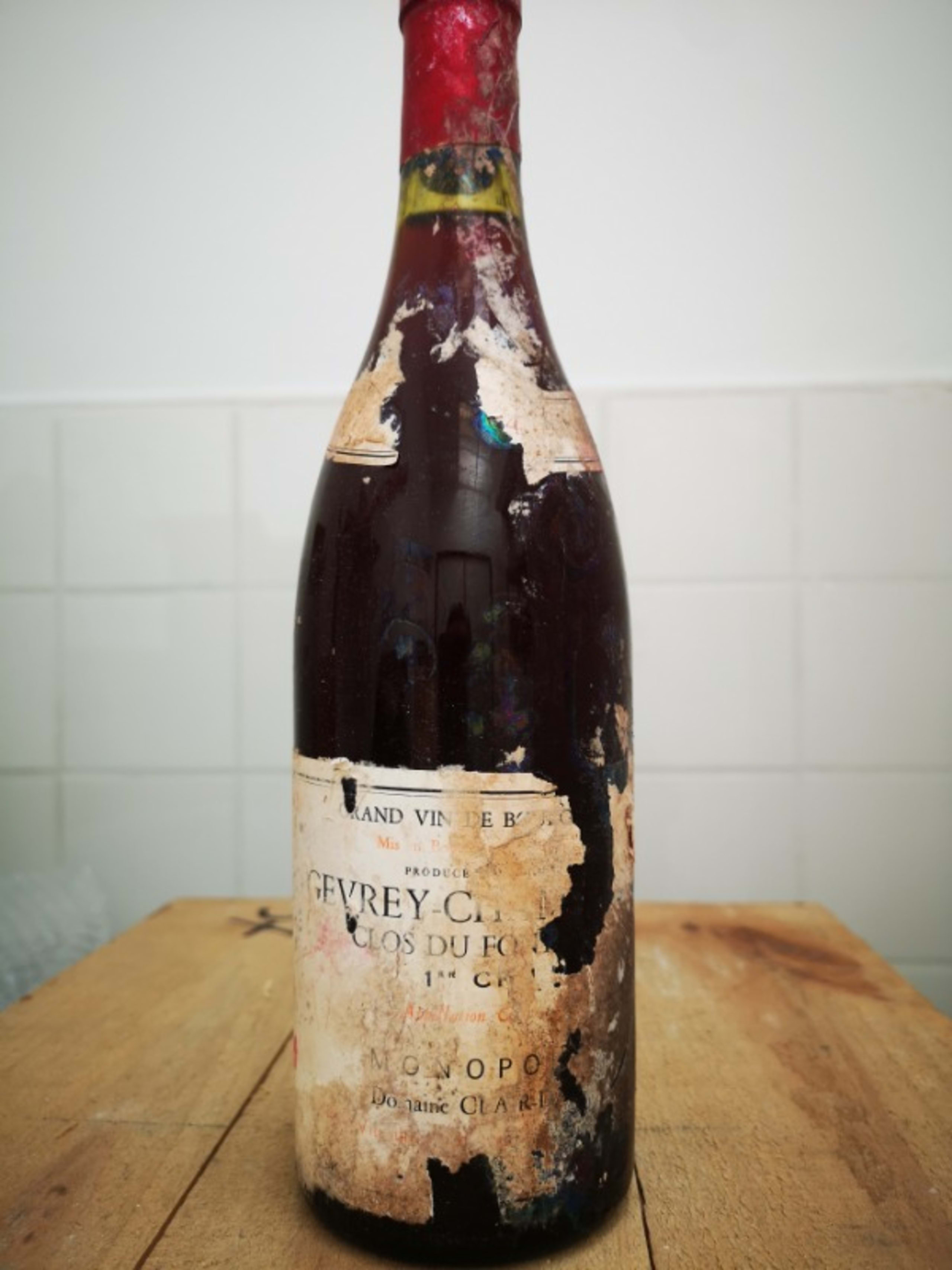 Gevrey-Chambertin, Clos du Fontany, Claire Daü, 1984