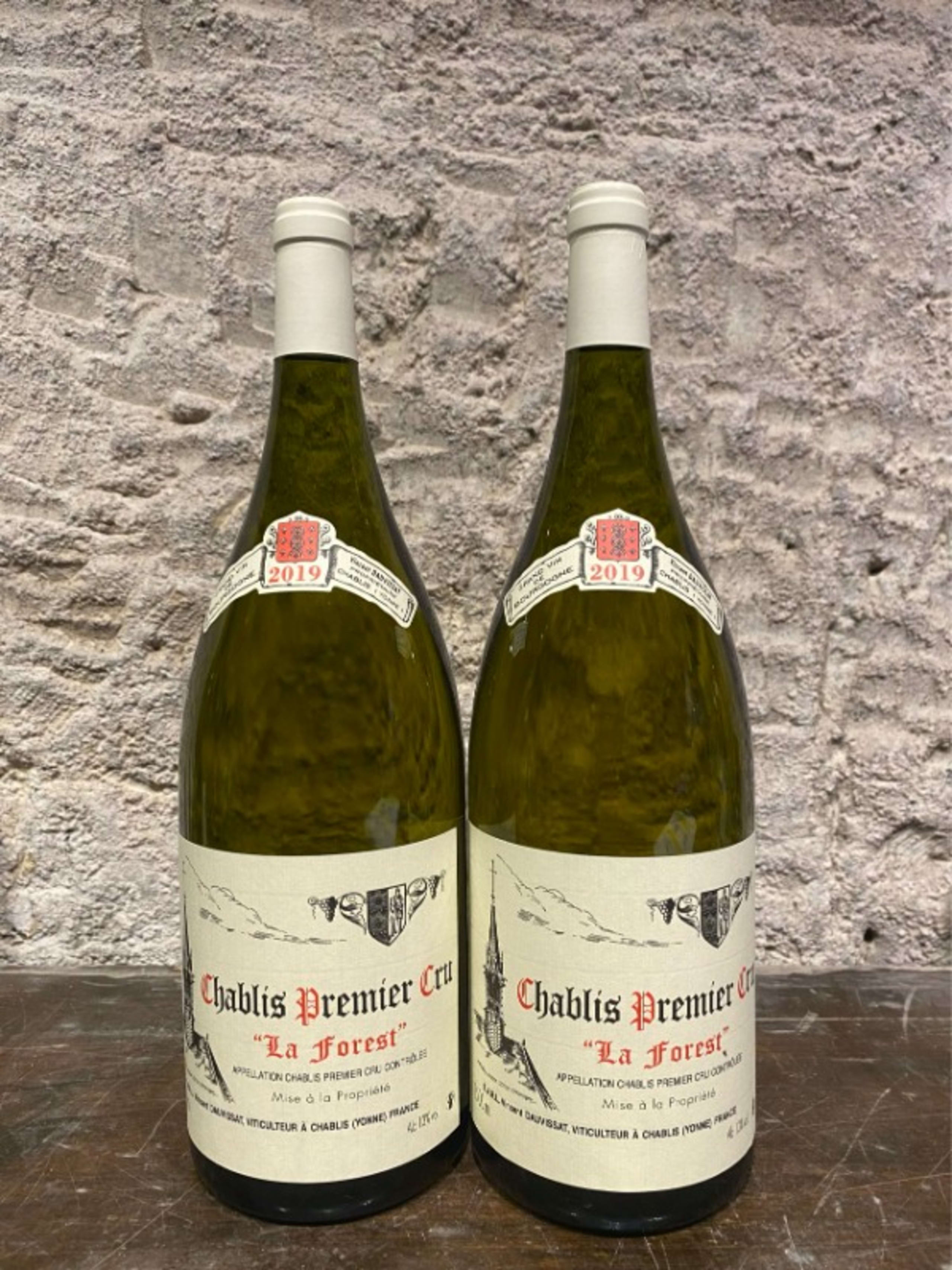 2 x Chablis Premier Cru, La Forest, Vincent Dauvissat, 2019 (Magnum)