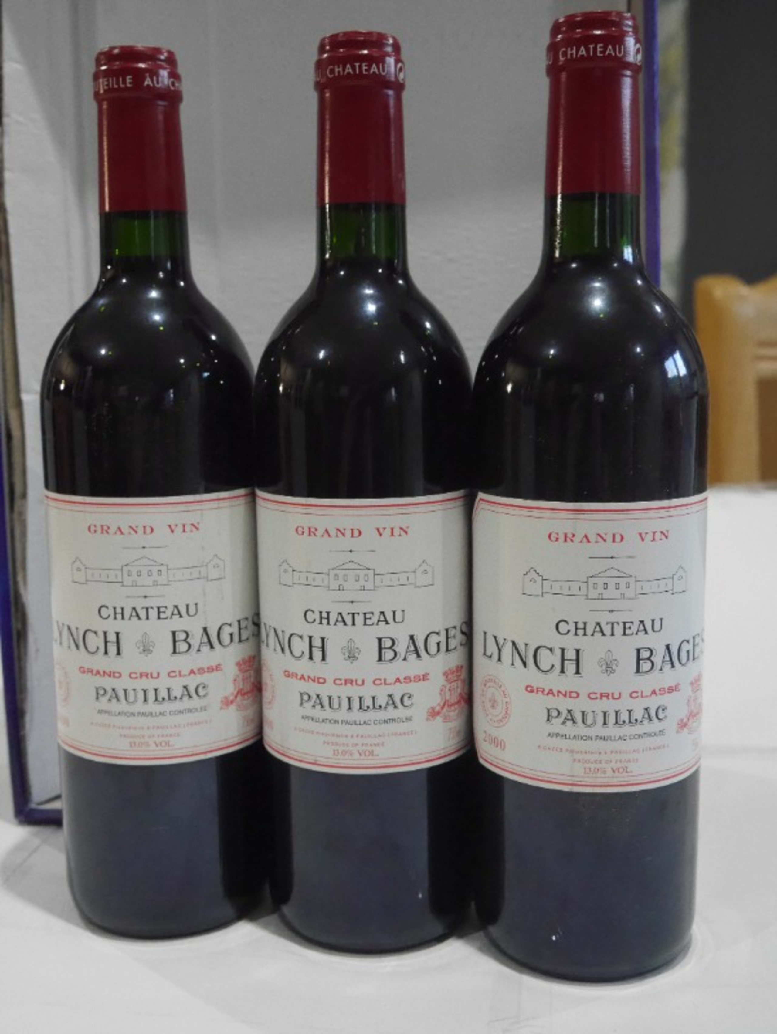3 x Château Lynch Bages, Pauillac, 2000