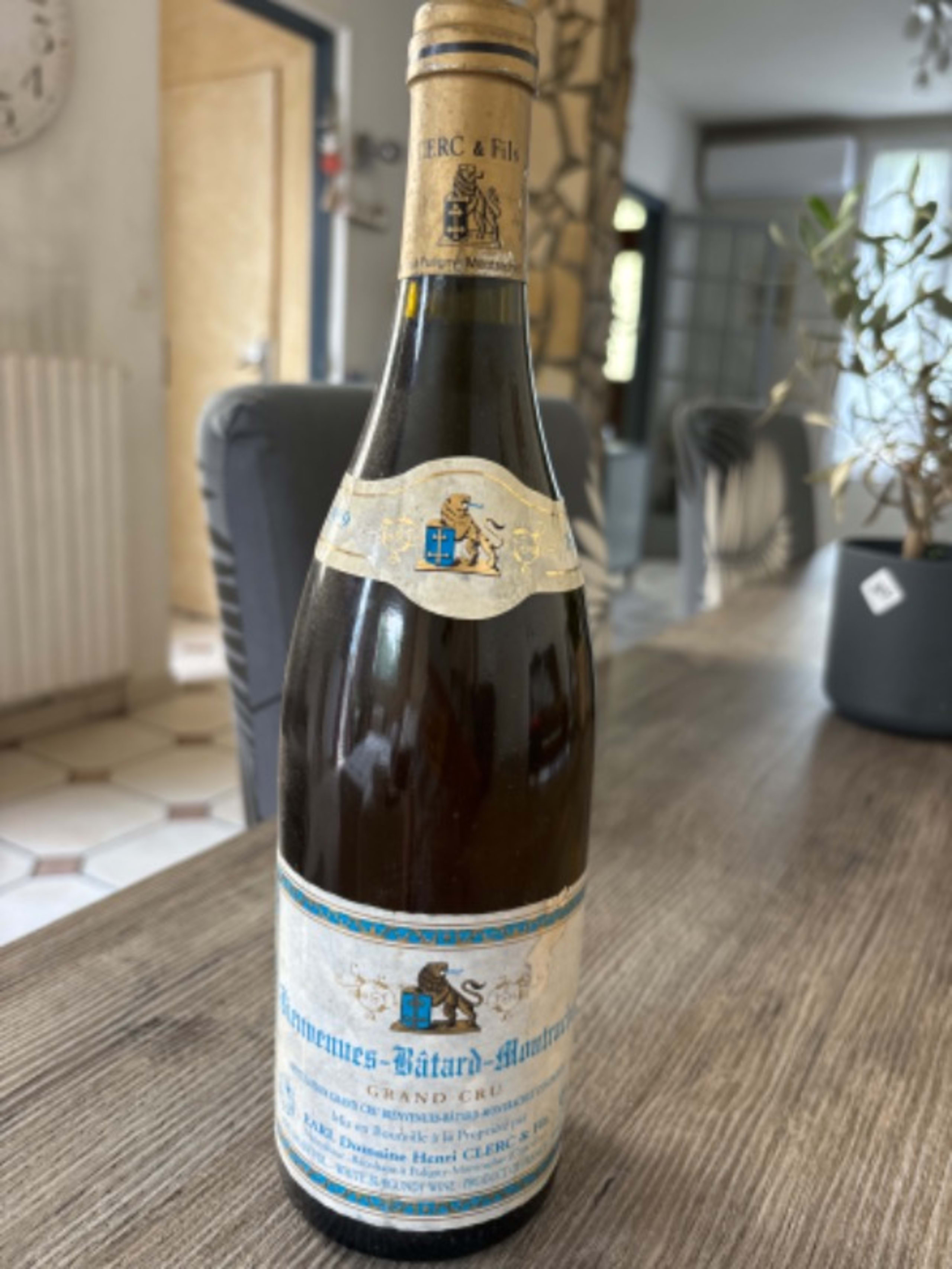 Bienvenues-Bâtard-Montrachet, Grand cru, Dom Henri Clerc, 1999