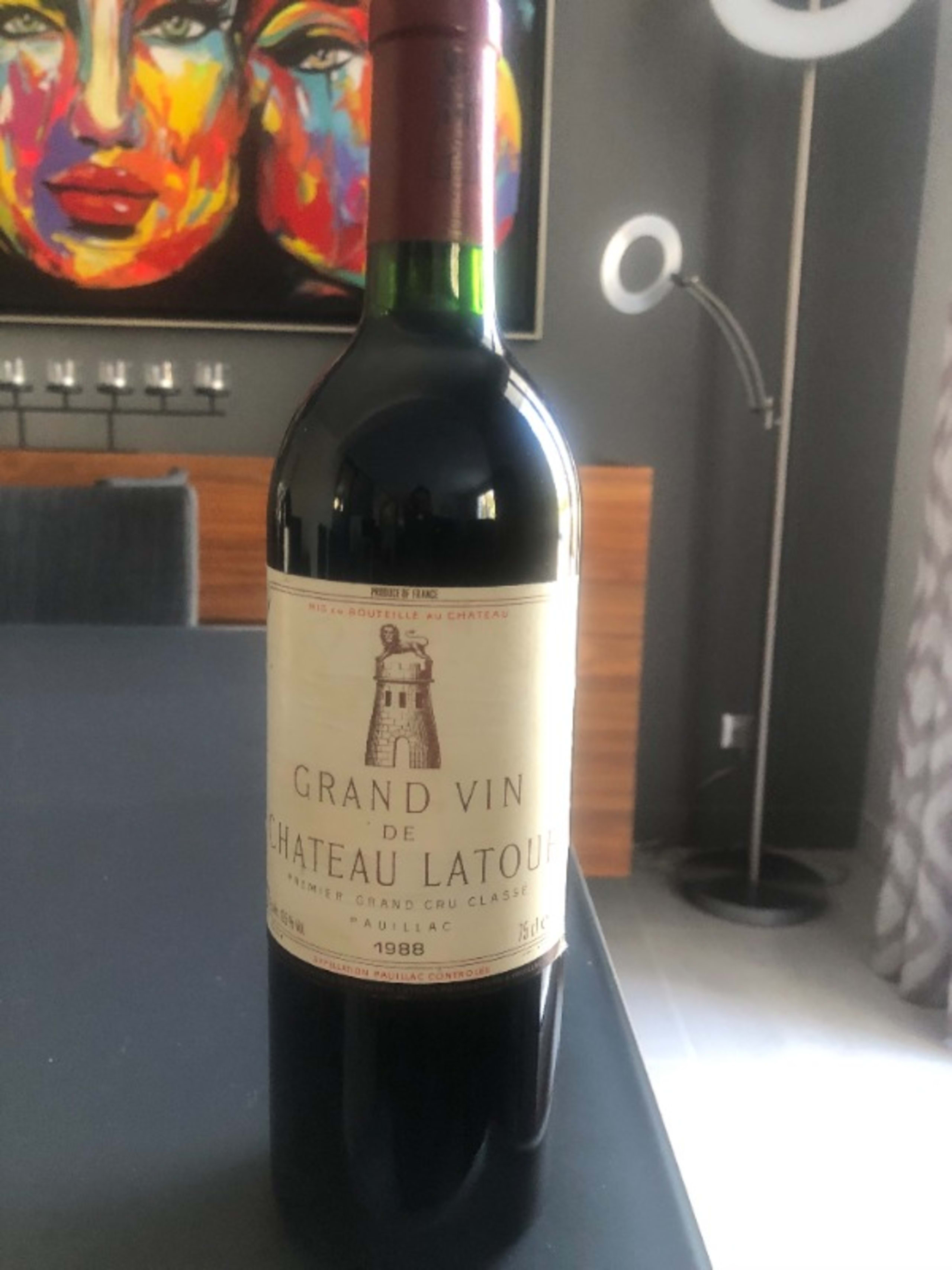 Grand Vin Château Latour, Pauillac, 1988