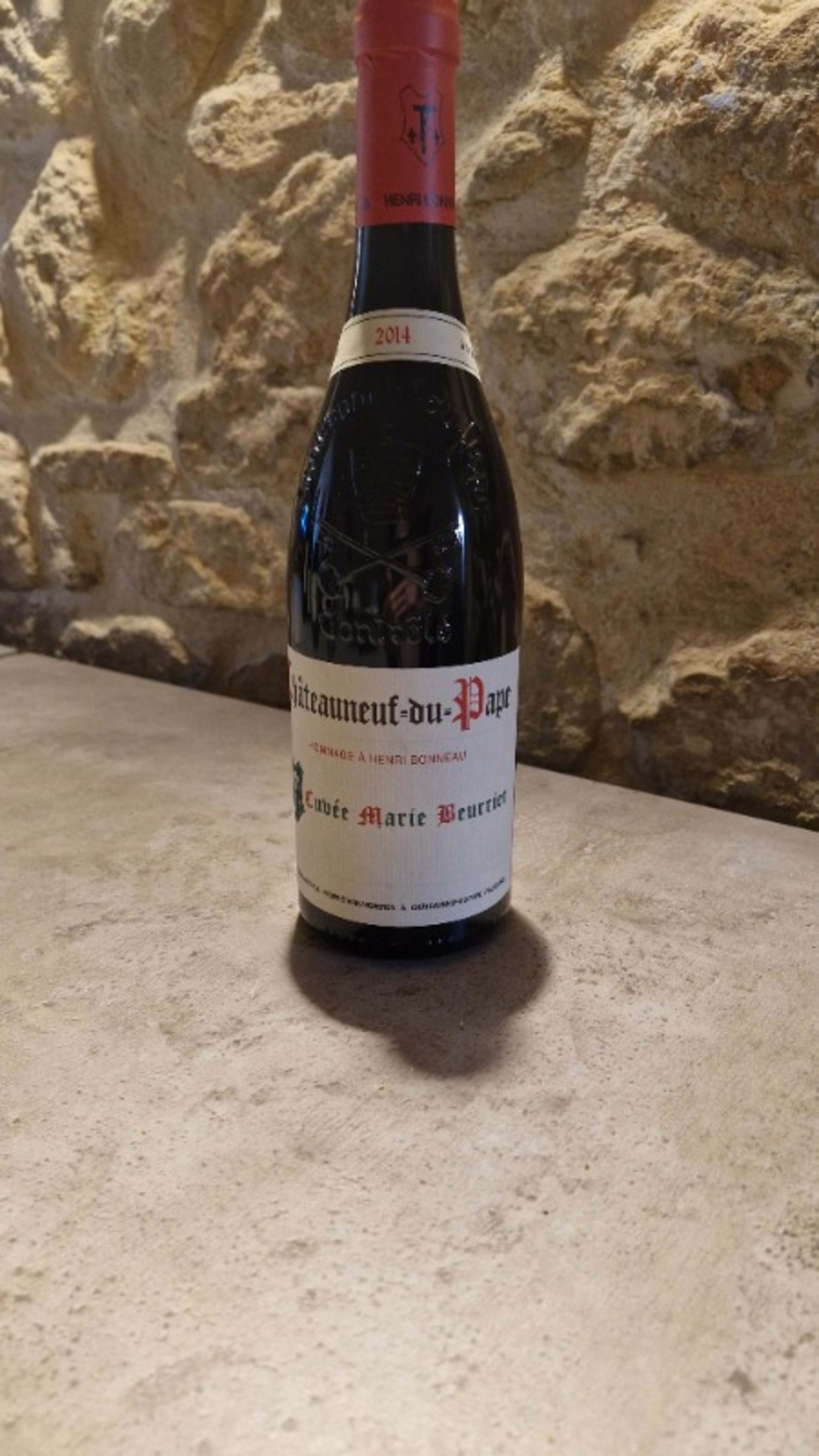 Châteauneuf-du-Pape, Cuvée Marie Beurrier, Domaine Henri Bonneau, 2014