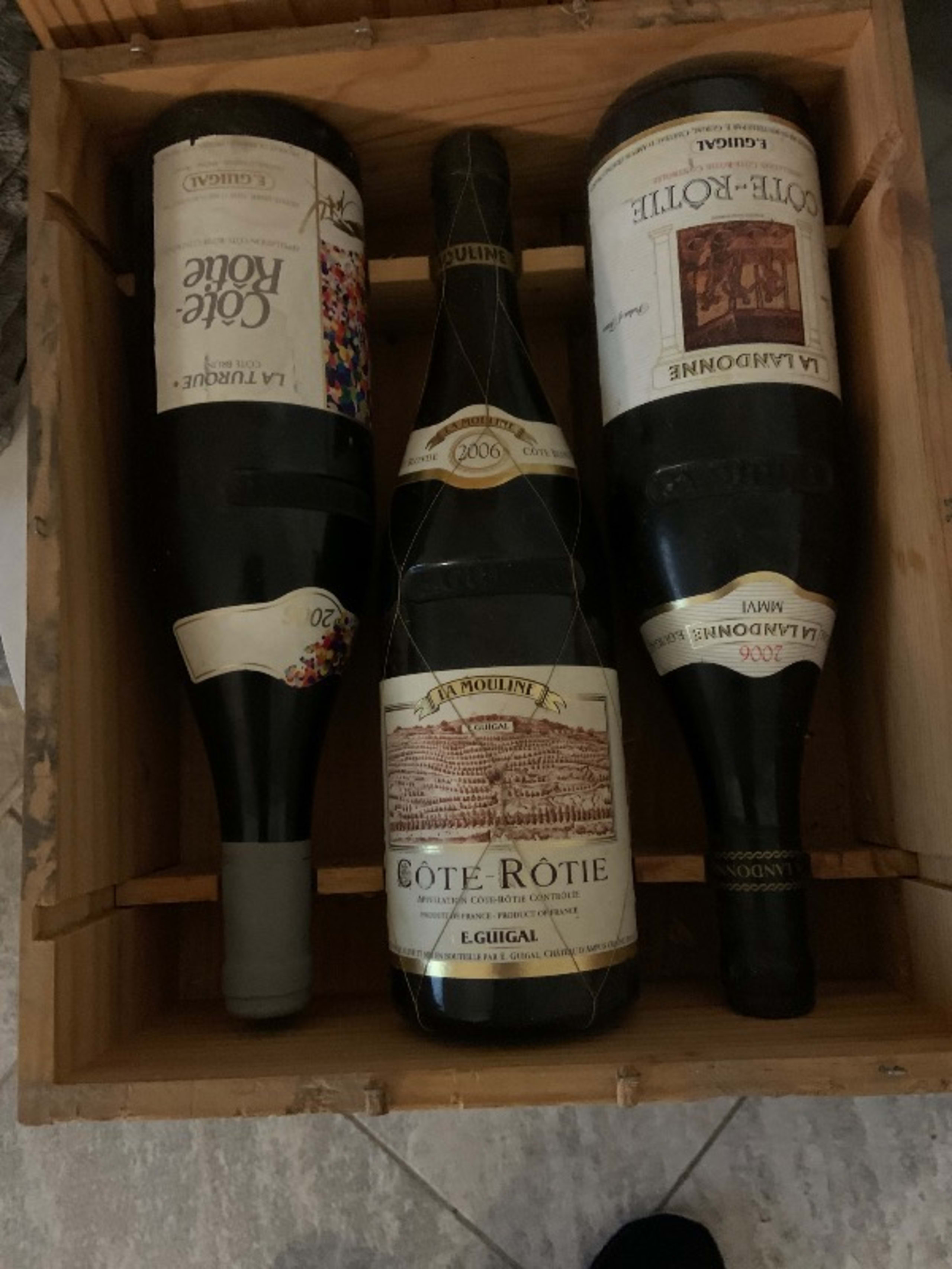 3 x Côte-Rôtie, Trilogie LaLaLa, E. Guigal, 2006