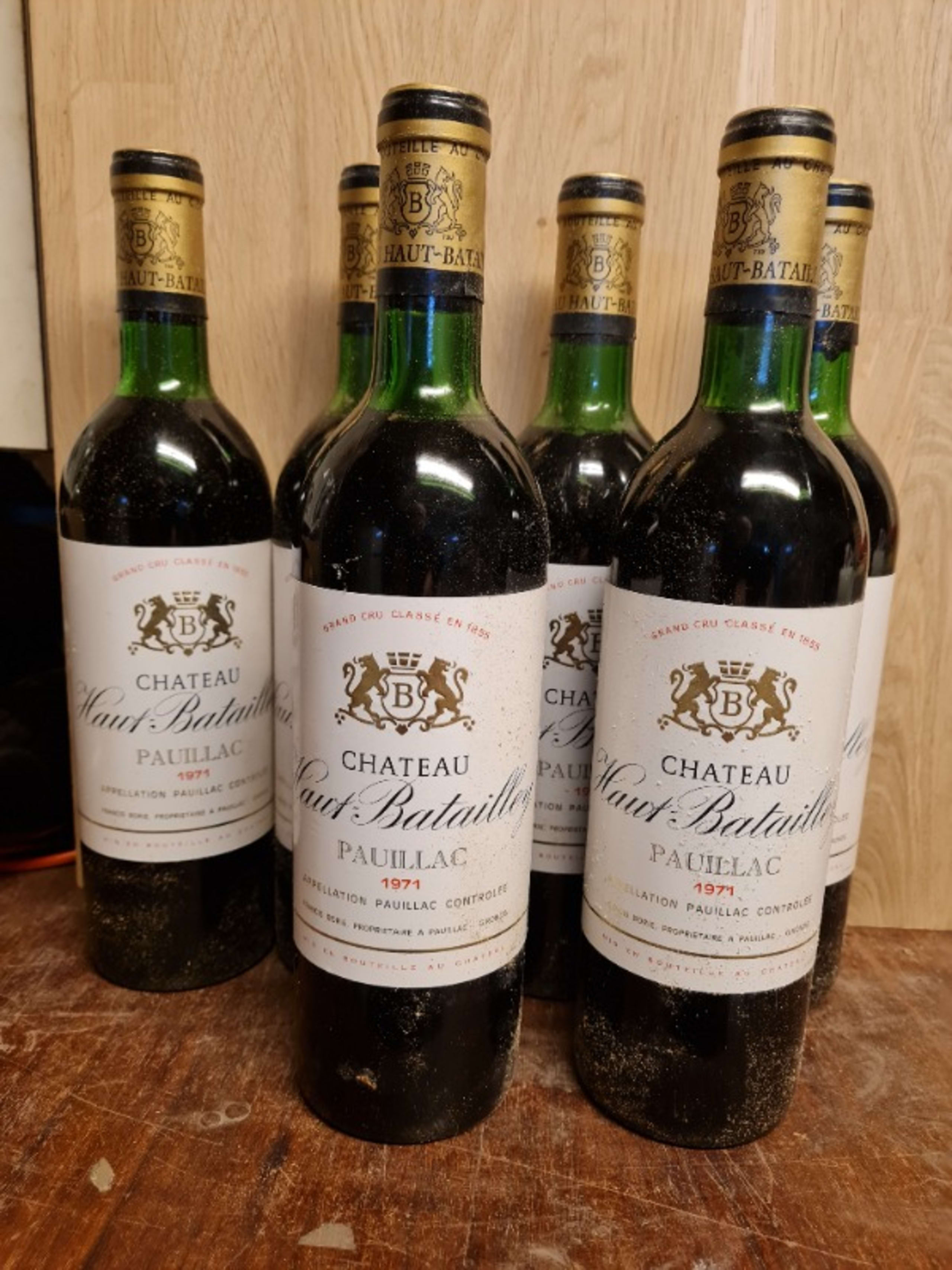 6 x château Haut Batailley, Pauillac, 1971