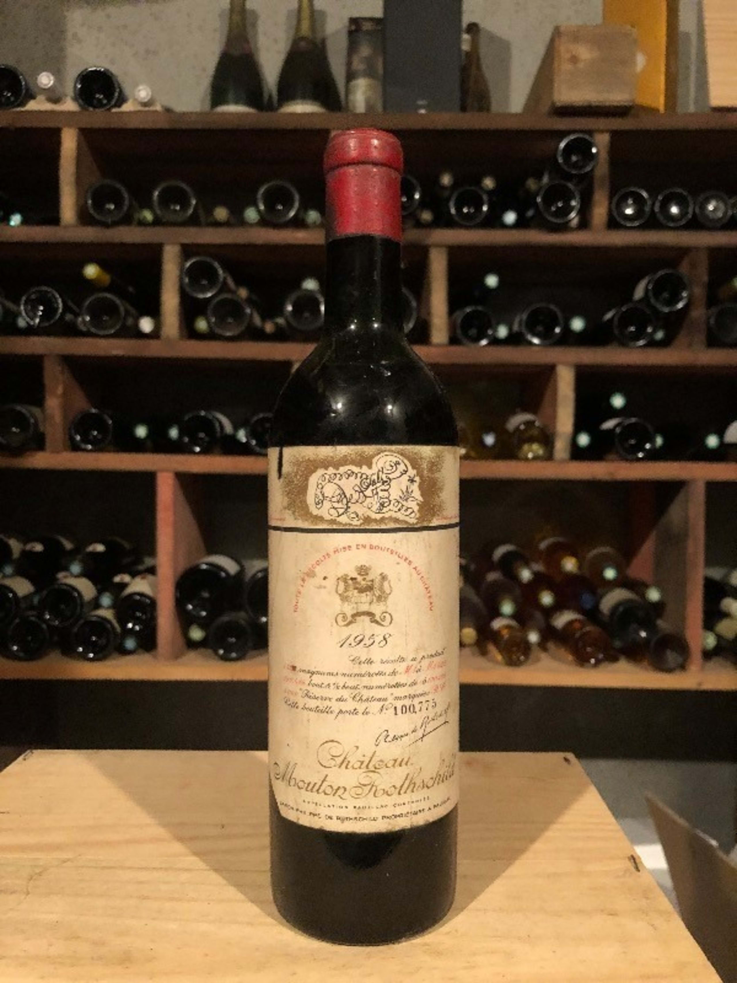 Château Mouton Rothschild, Pauillac, 1958