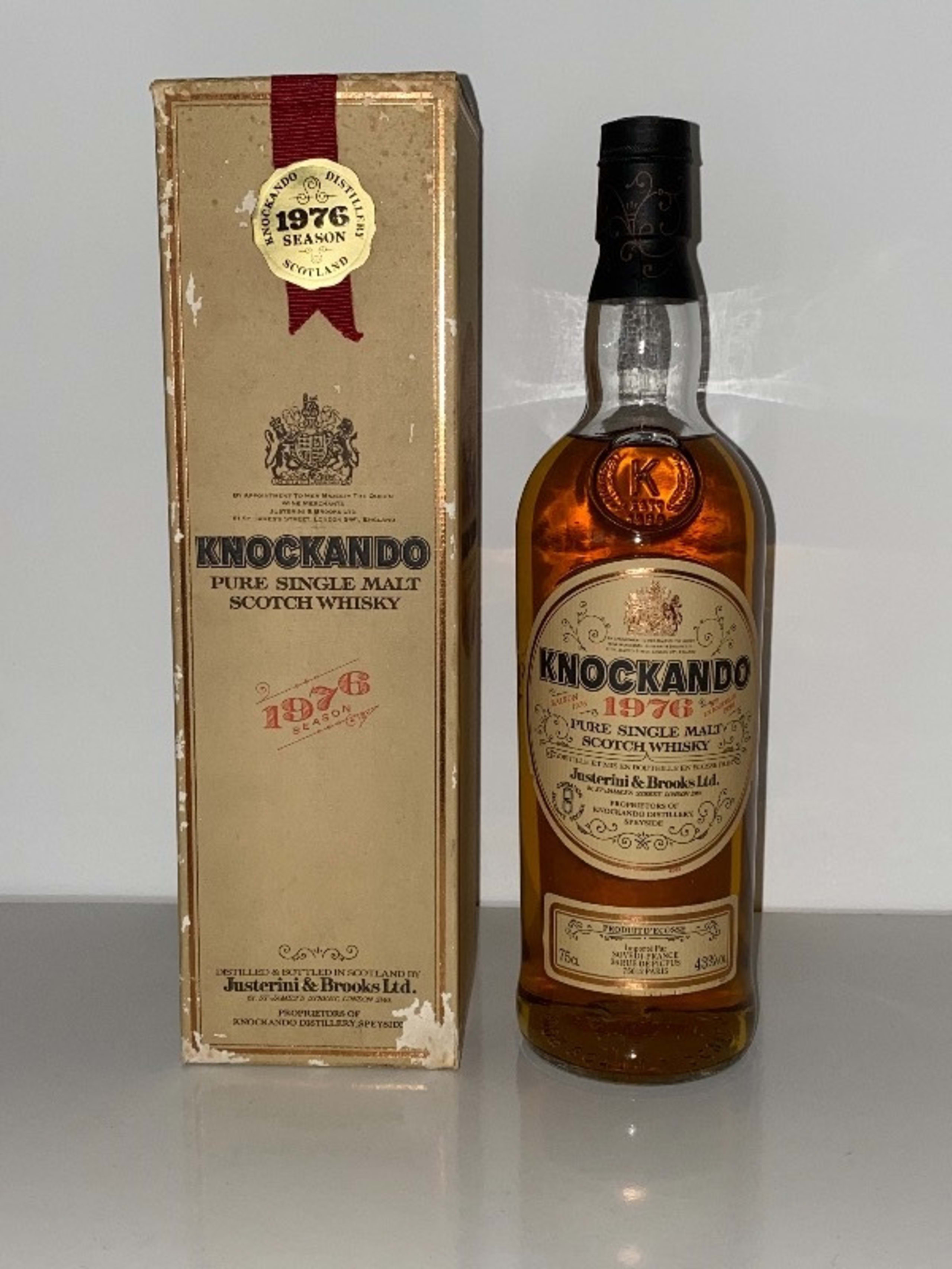 PURE SINGLE MALT, KNOCKANDO, Whisky, 1976