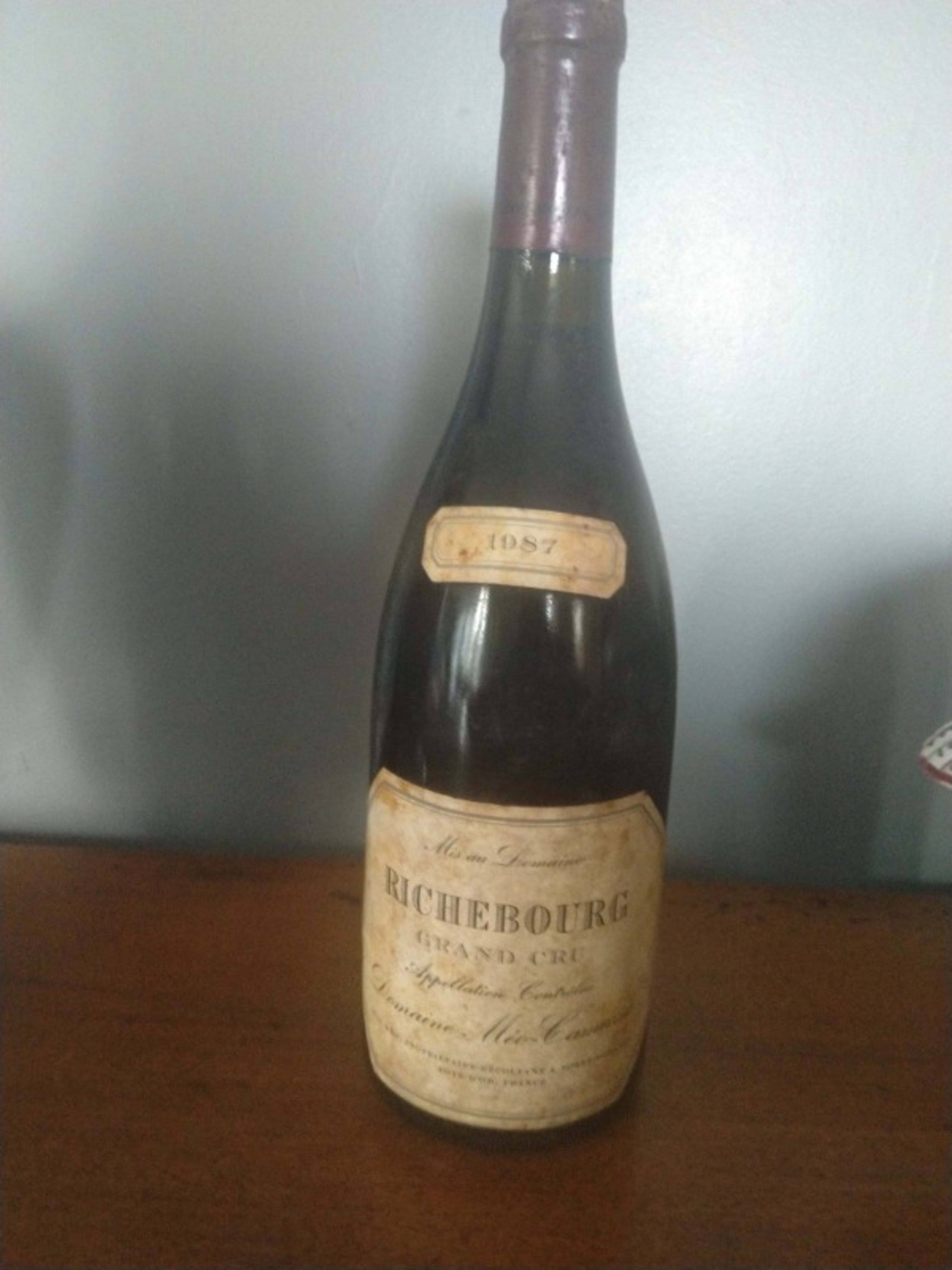 Richebourg, Grand cru, Meo camuzet, 1987