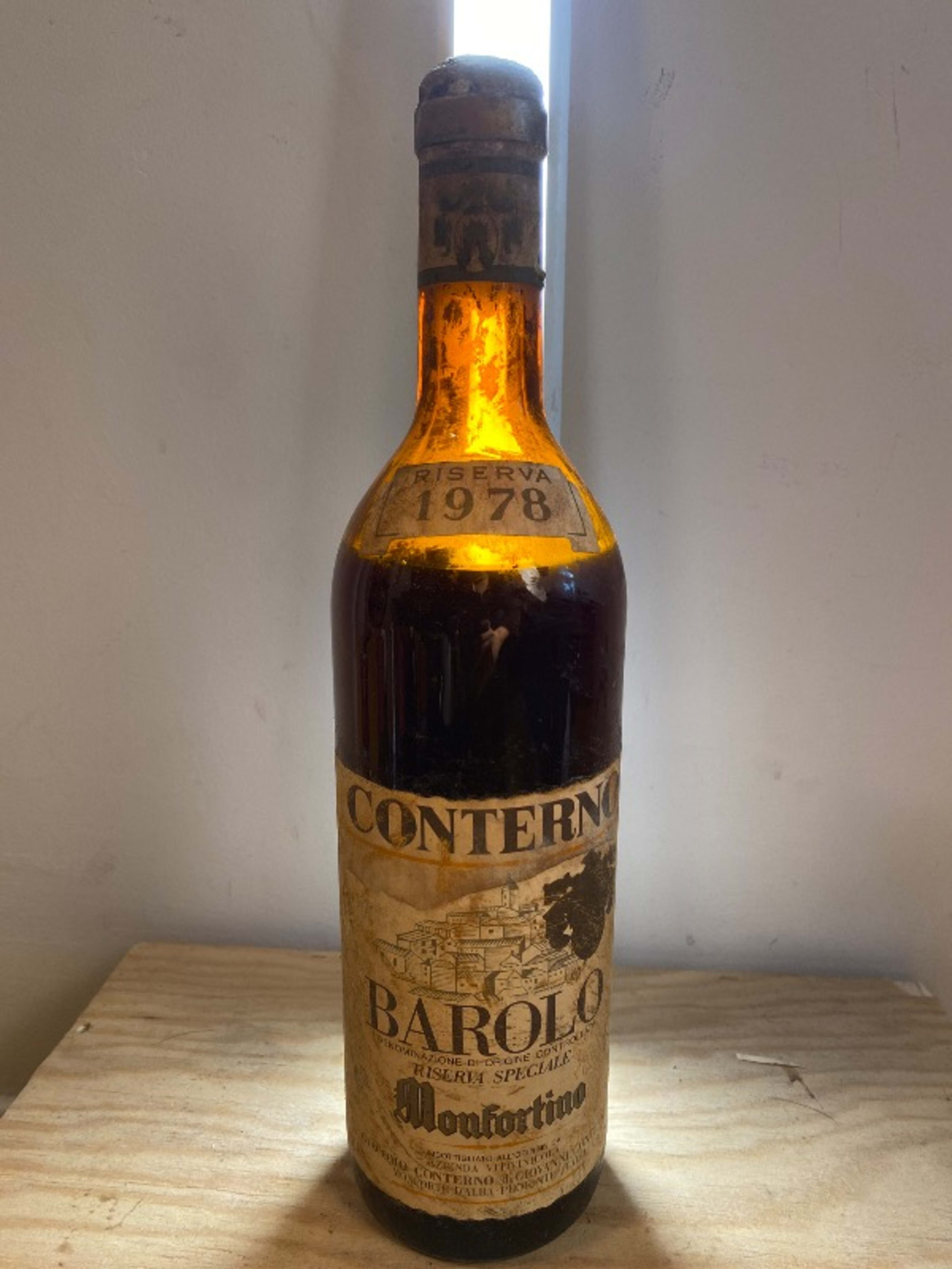 Monfortino, Conterno Reserva Speciale, Barolo,1978
