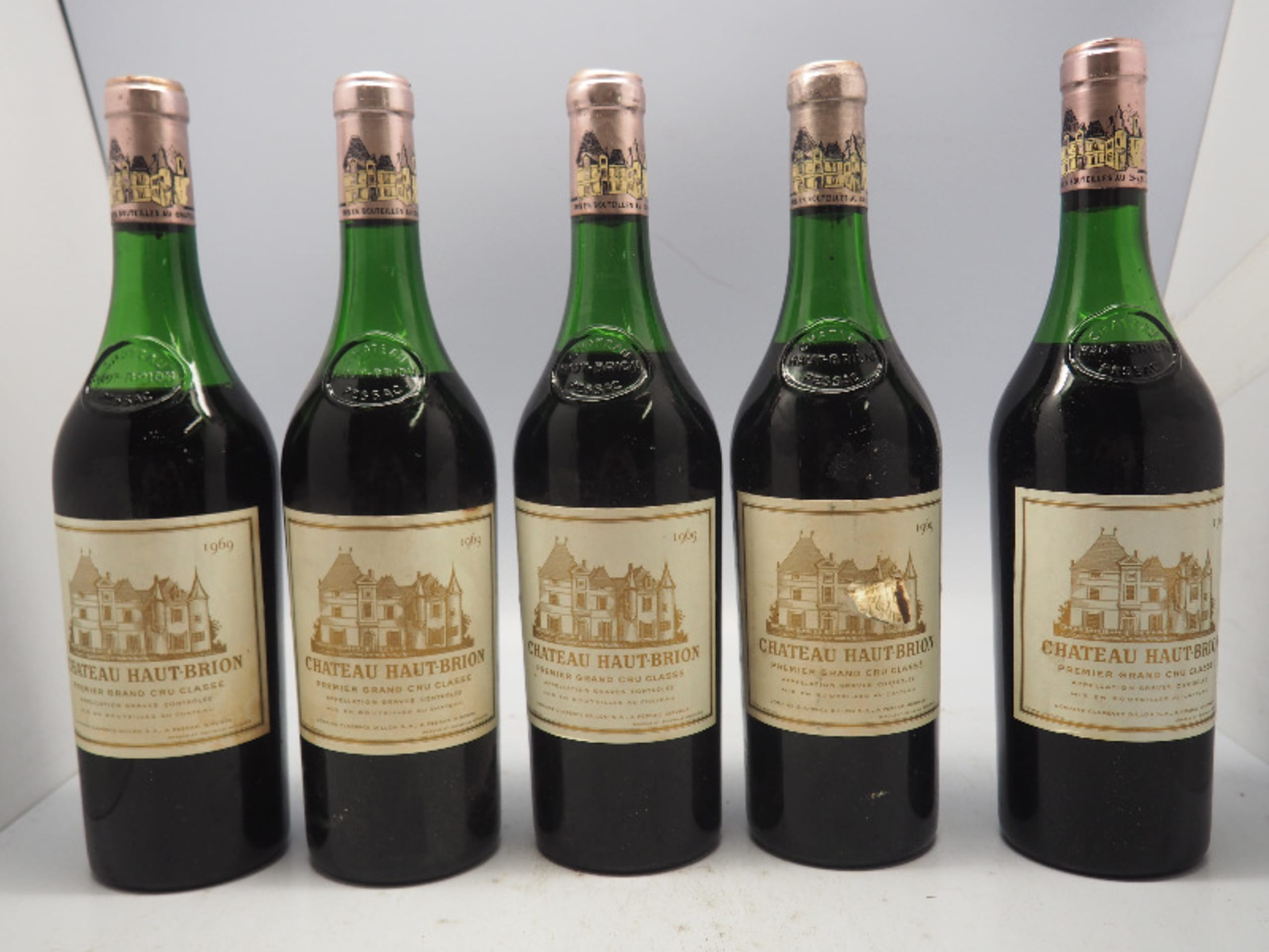 5 x Château Haut-Brion, Pessac-Léognan, 1969
