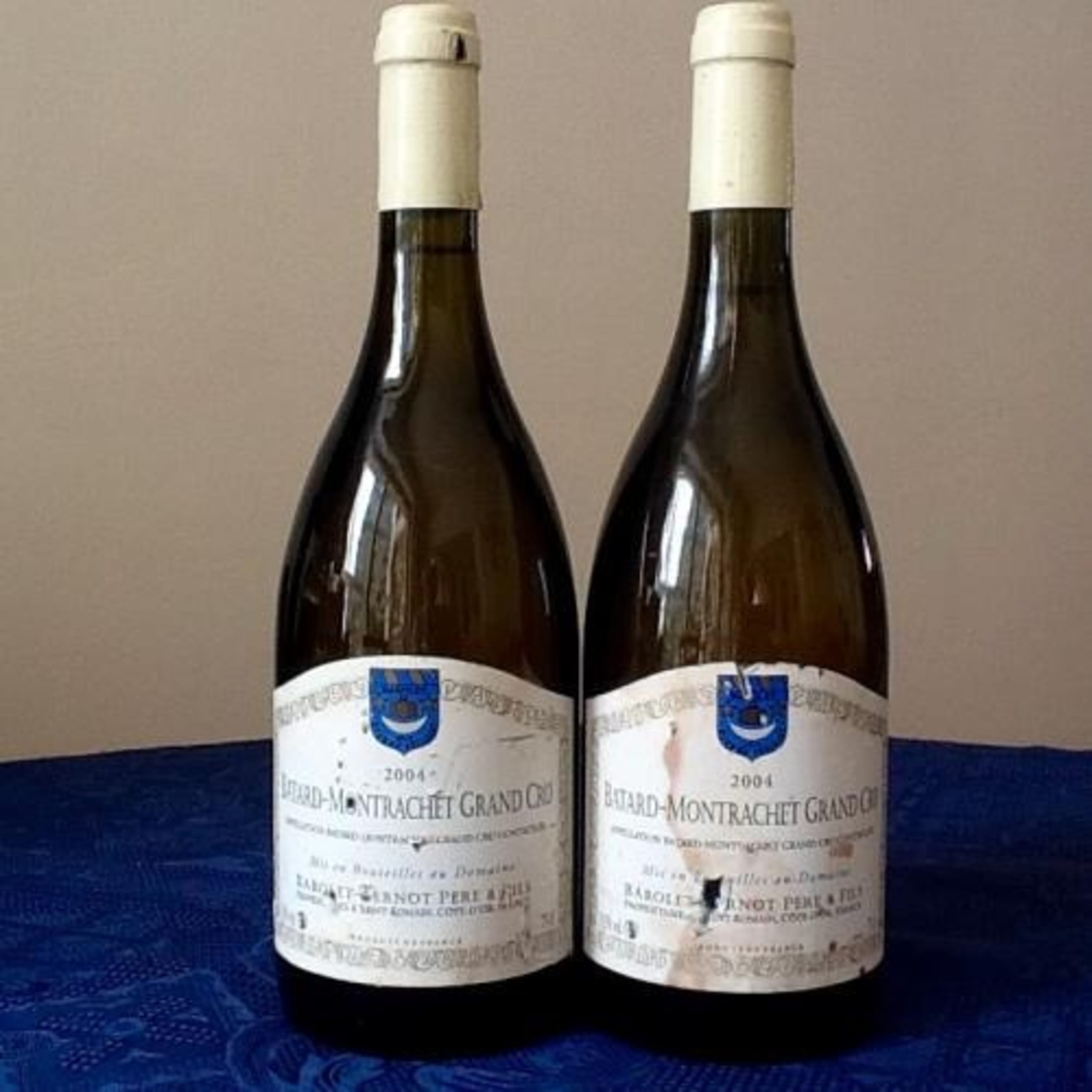 2 x Bâtard-Montrachet, GRAND CRU, BAROLET-PERNOT, 2004