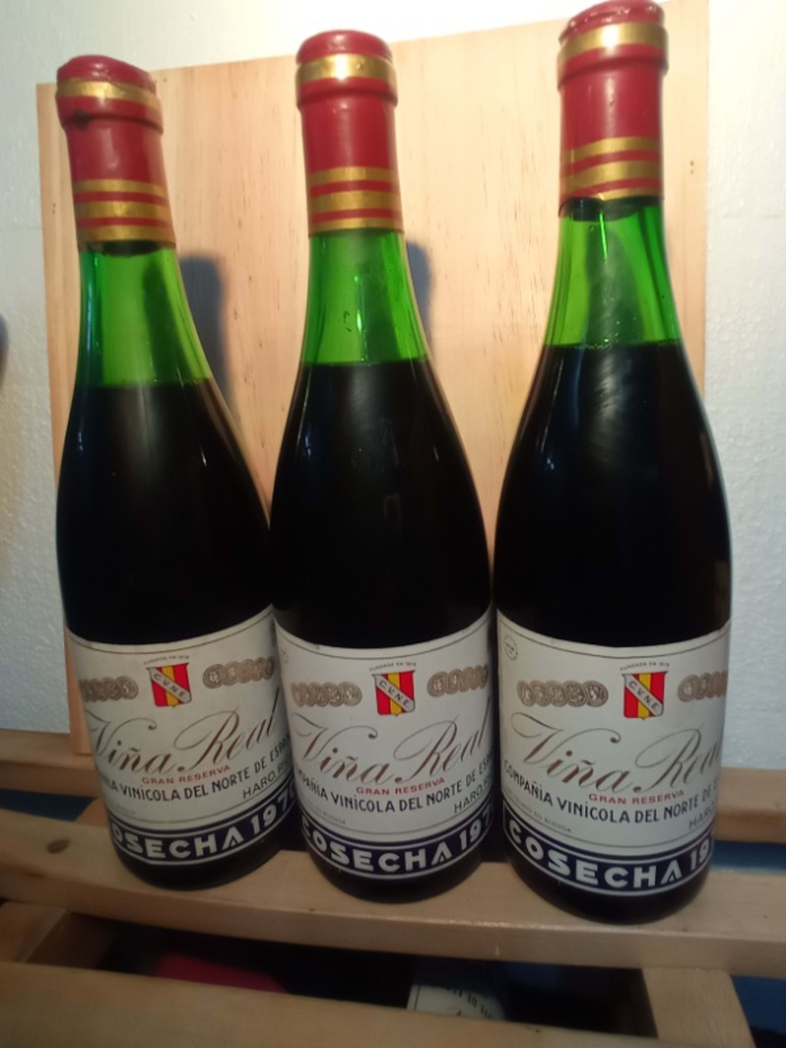 3 x Viña Real Gran Reserva 1970, Viña Real CVNE, Rioja, 1970