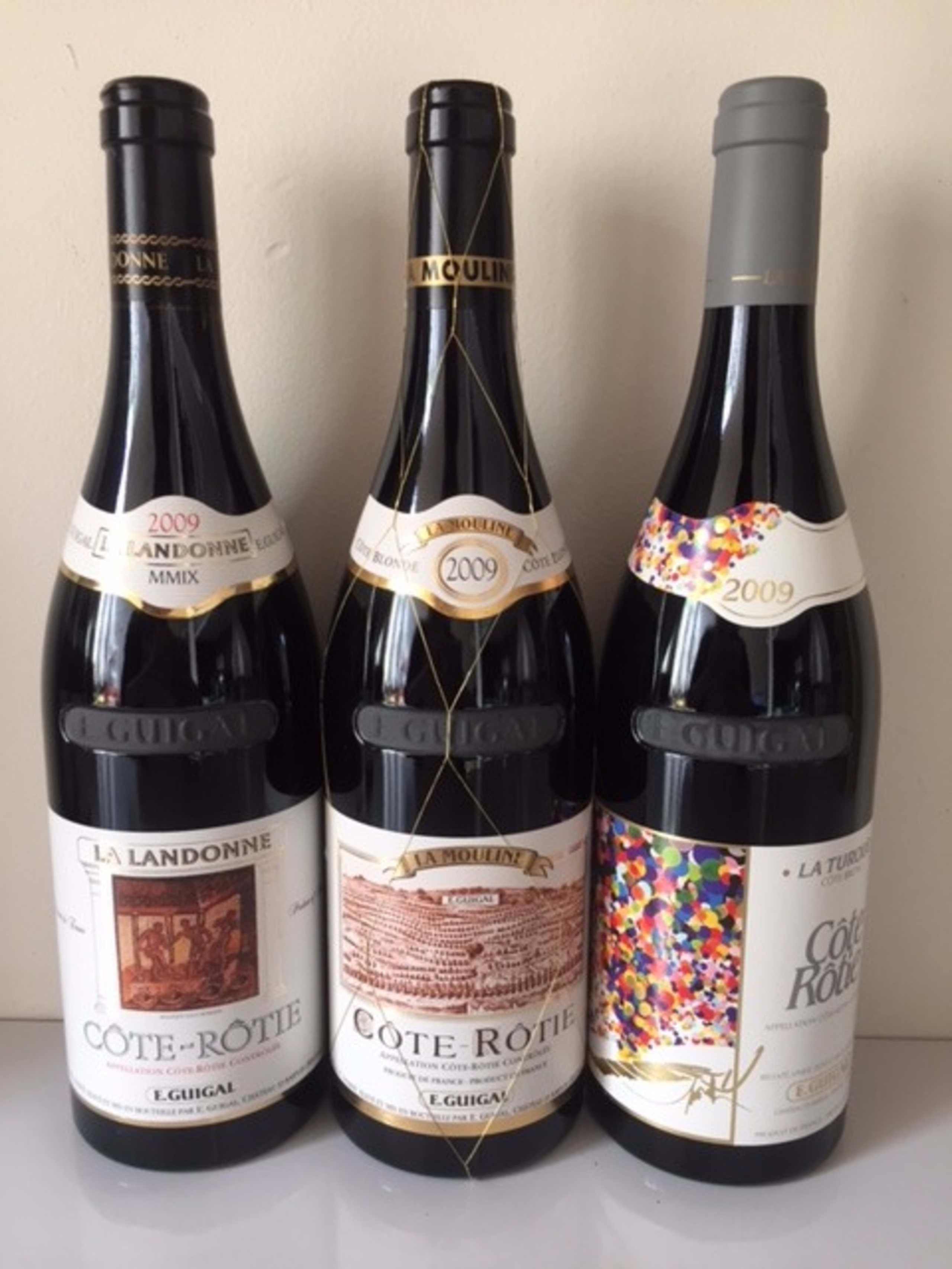 Côte-Rôtie, Trilogie Mouline-Turque-Landonne, E.Guigal, 2009
