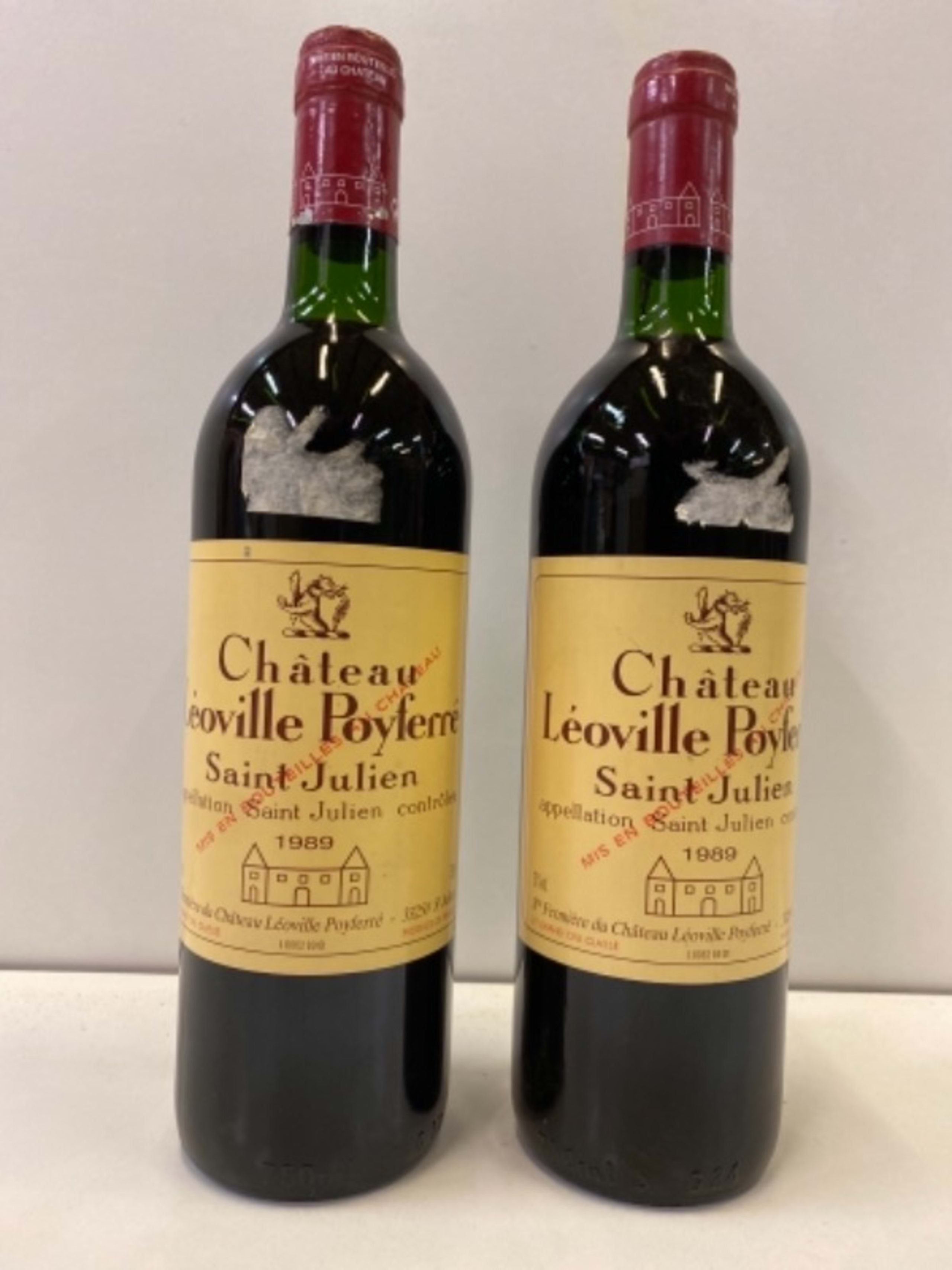 2 x  Château Léoville Poyferré, Saint-Julien, 1989