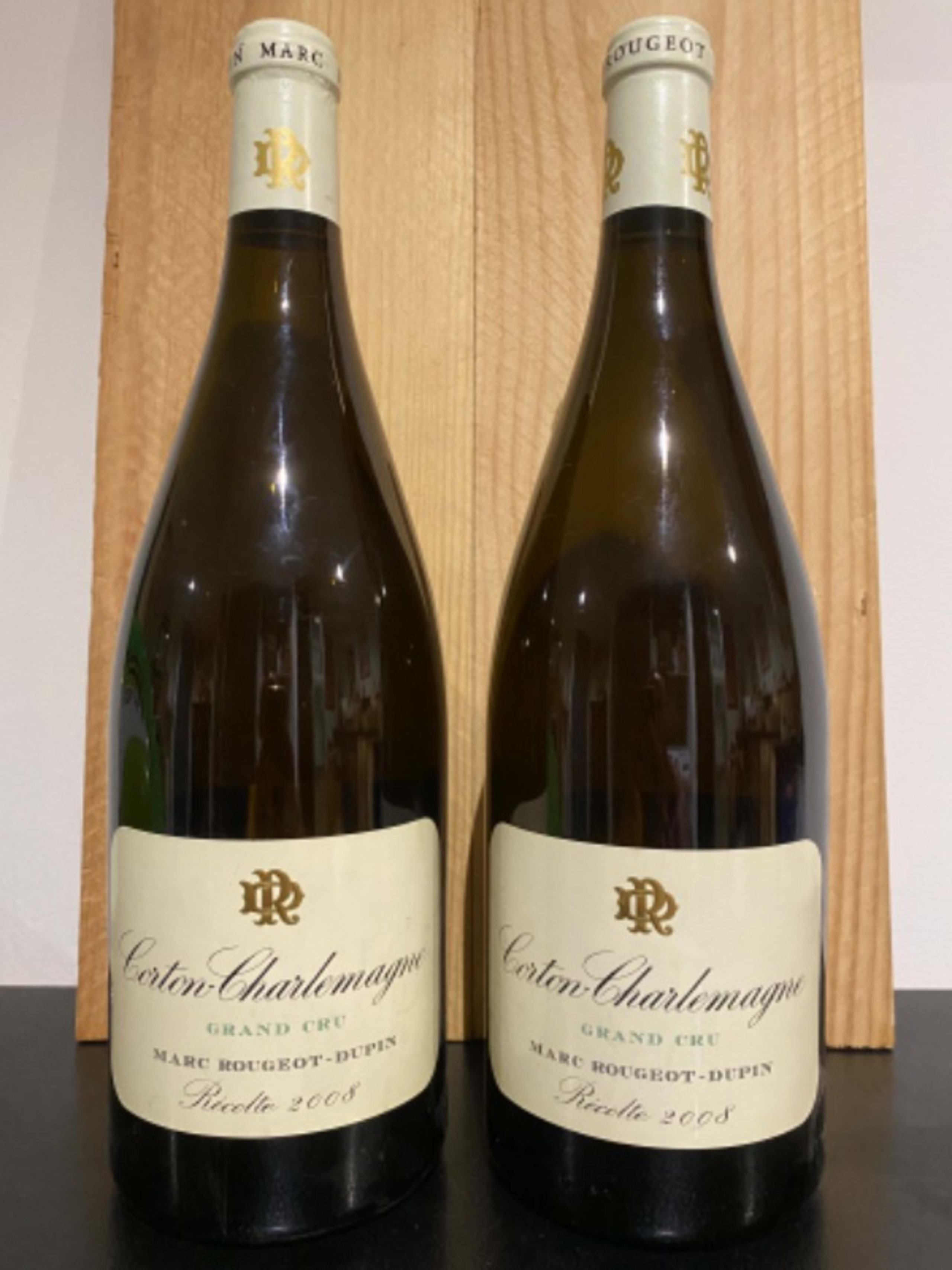 2 x Corton-Charlemagne, Grand Cru, Domaine Marc Rougeot Dupin, 2008 (Magnum)