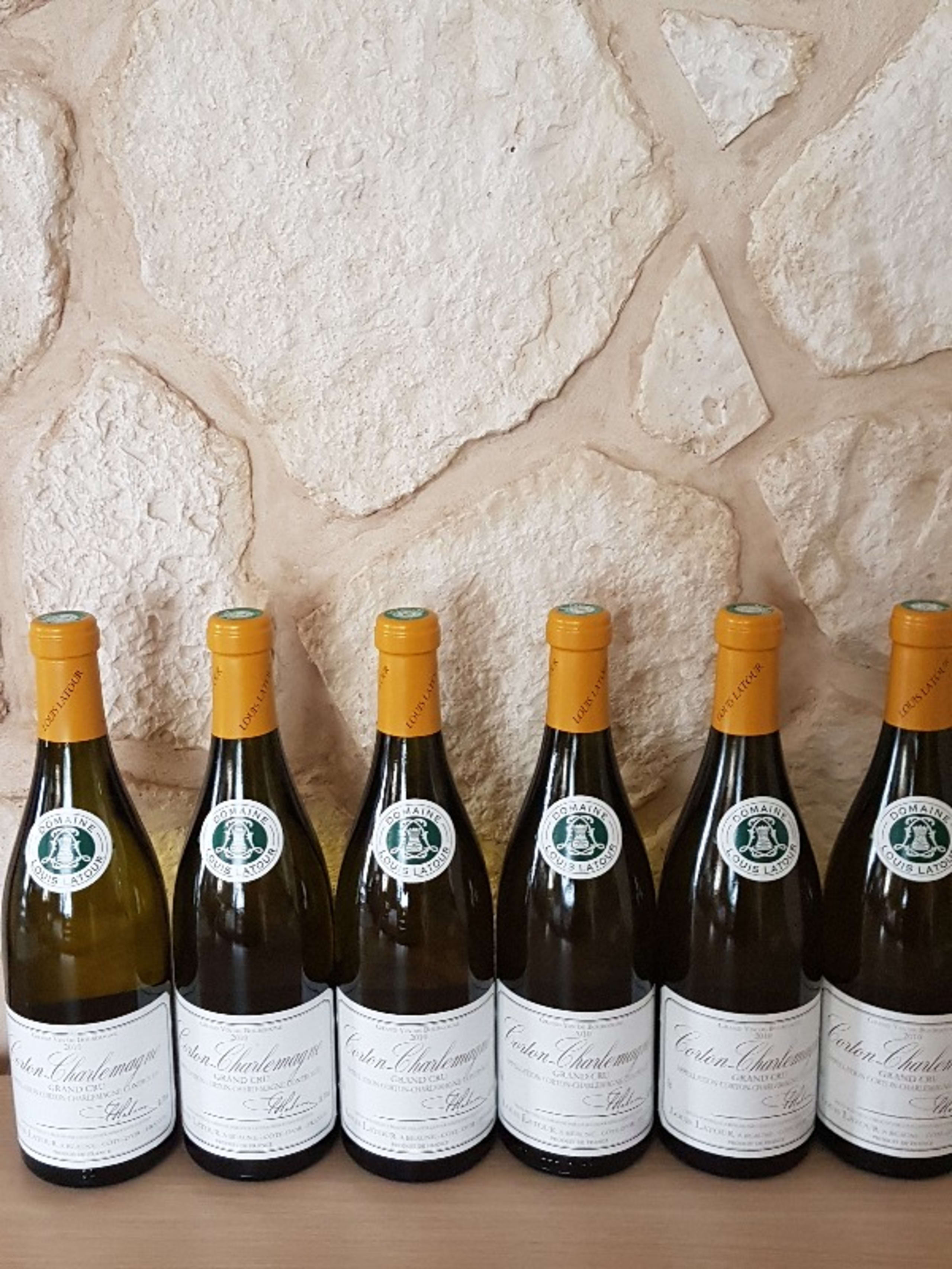 6 x Corton-Charlemagne, Louis latour, 2010