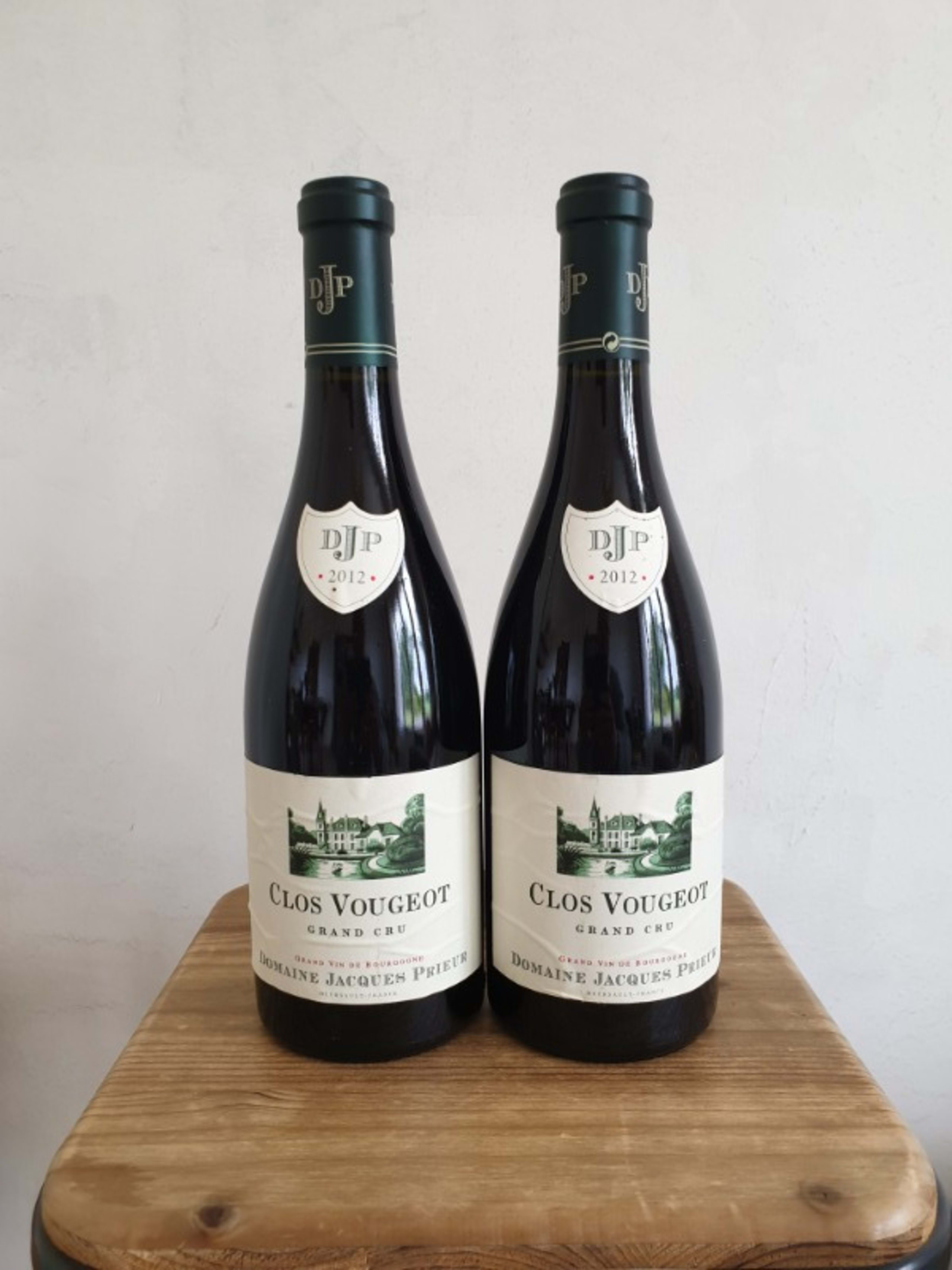 2 x Clos de Vougeot, Grand cru, Jacques Prieur, 2012