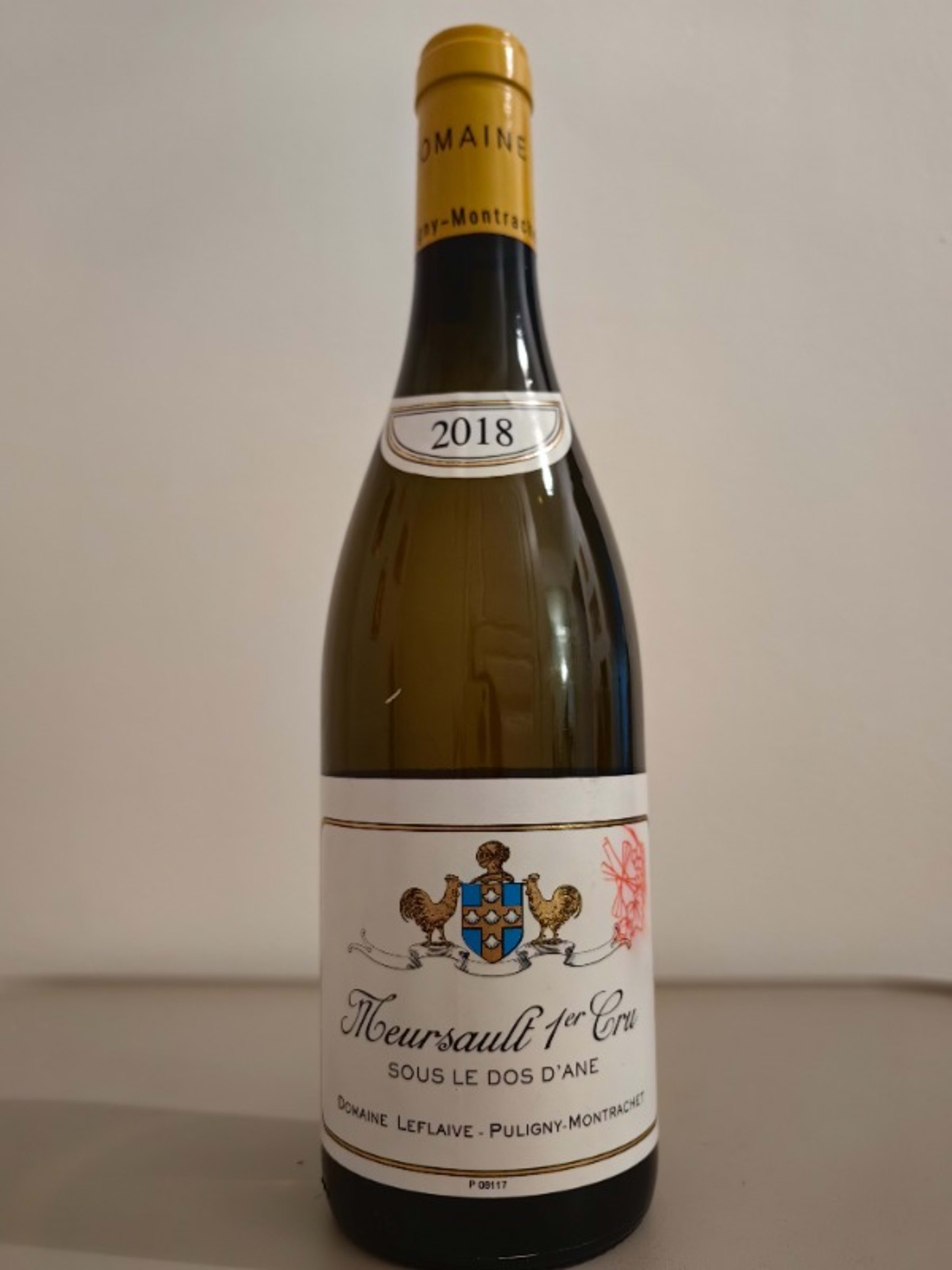 Meursault, 1er Cru - Sous le Dos d'Âne, Domaine Leflaive, 2018
