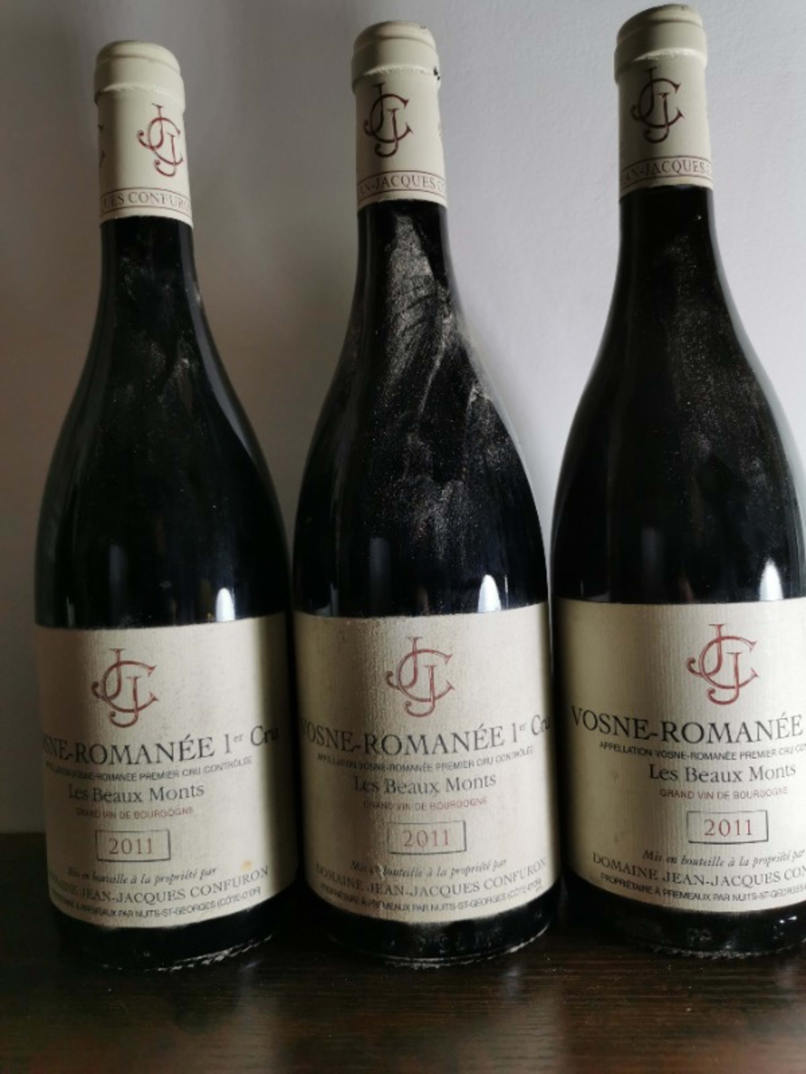 7 x Vosne-Romanée, 1er Cru - Les Beaux Monts, Domaine J. J. Confuron, 2011