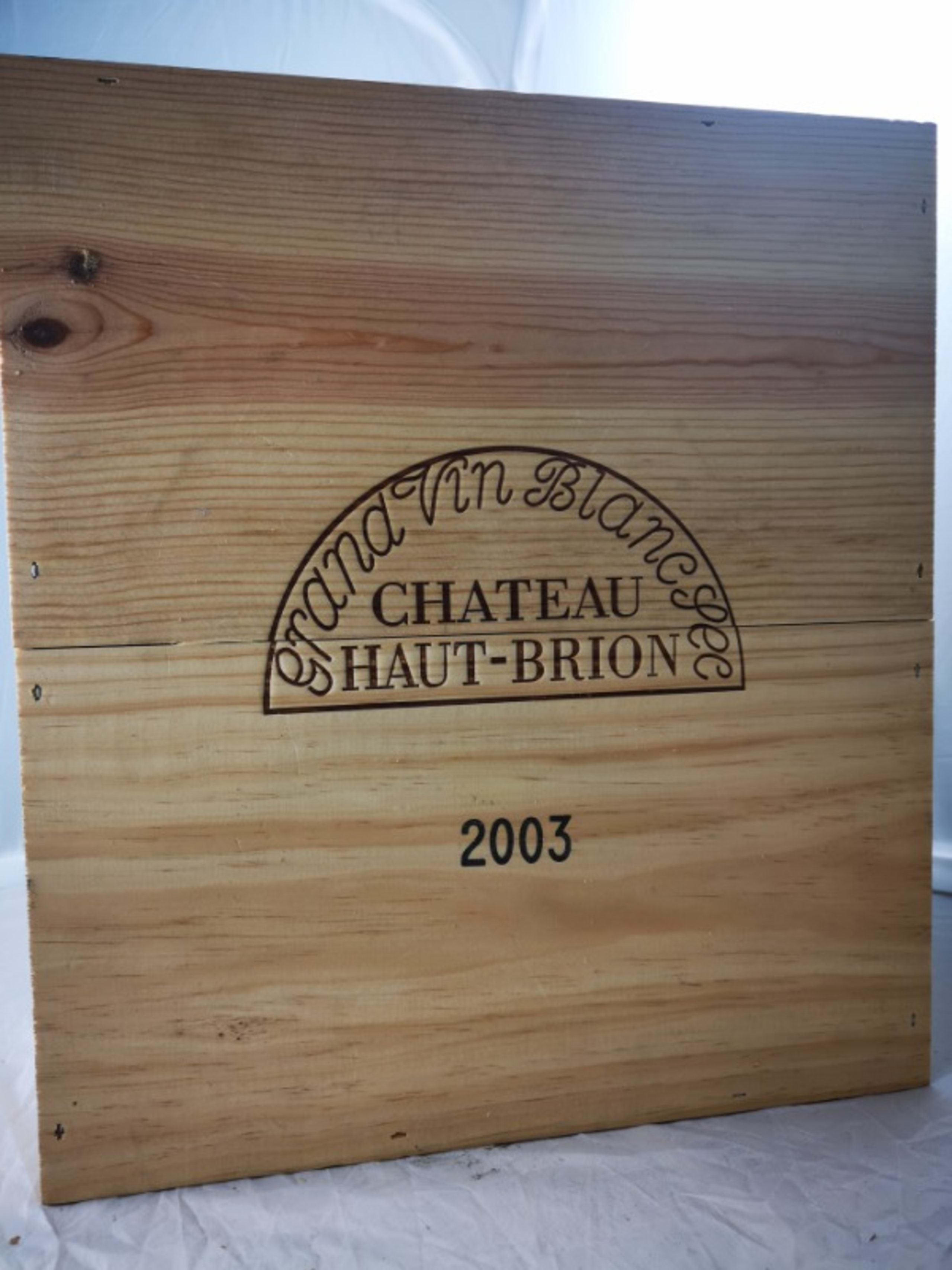 CBO/OWC x 3 Château Haut-Brion, Bordeaux Blanc Sec -WHITE-  2003 (Magnum)