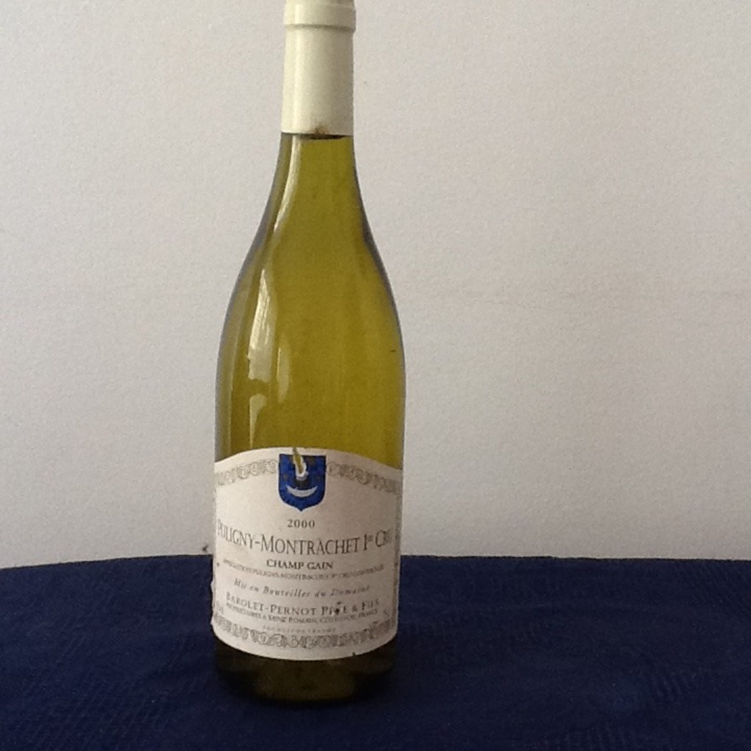 Puligny-Montrachet, 1ER CRU CHAMP GAIN, BAROLET-PERNOT, 2000