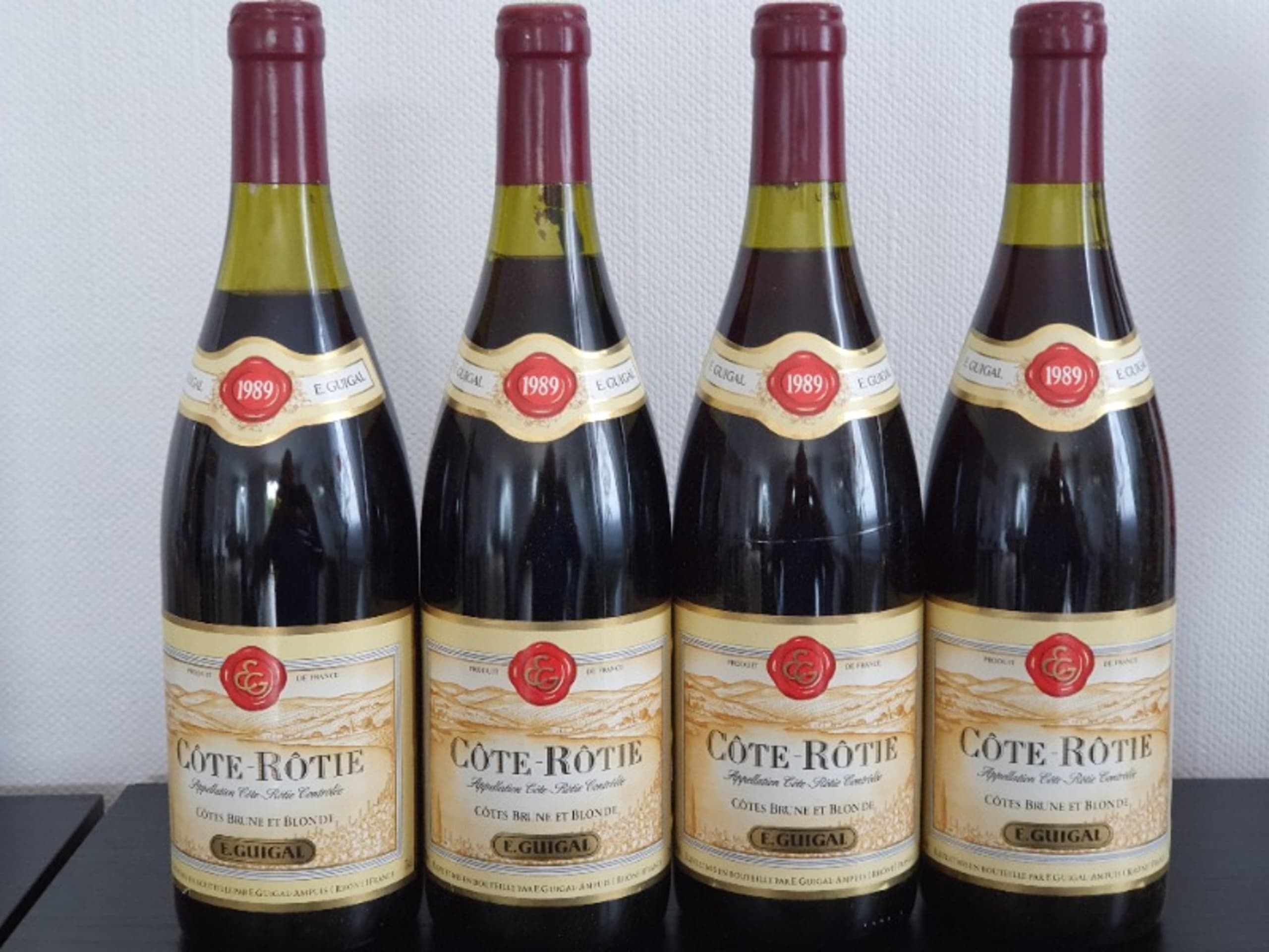 4 x Côte-Rôtie Brune et Blonde, E.Guigal, 1989