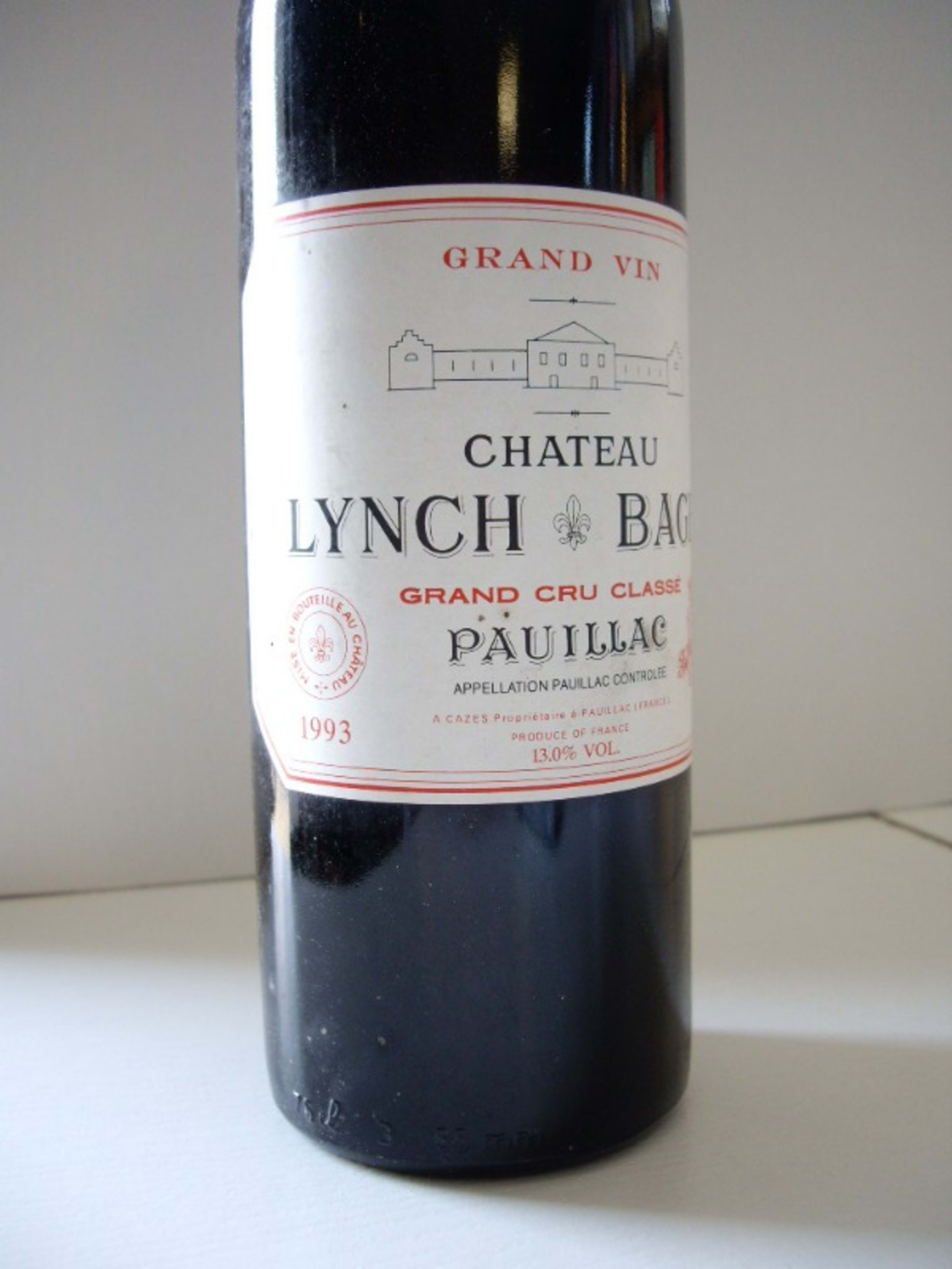 LYNCH BAGES, Pauillac, CAZES, 1993