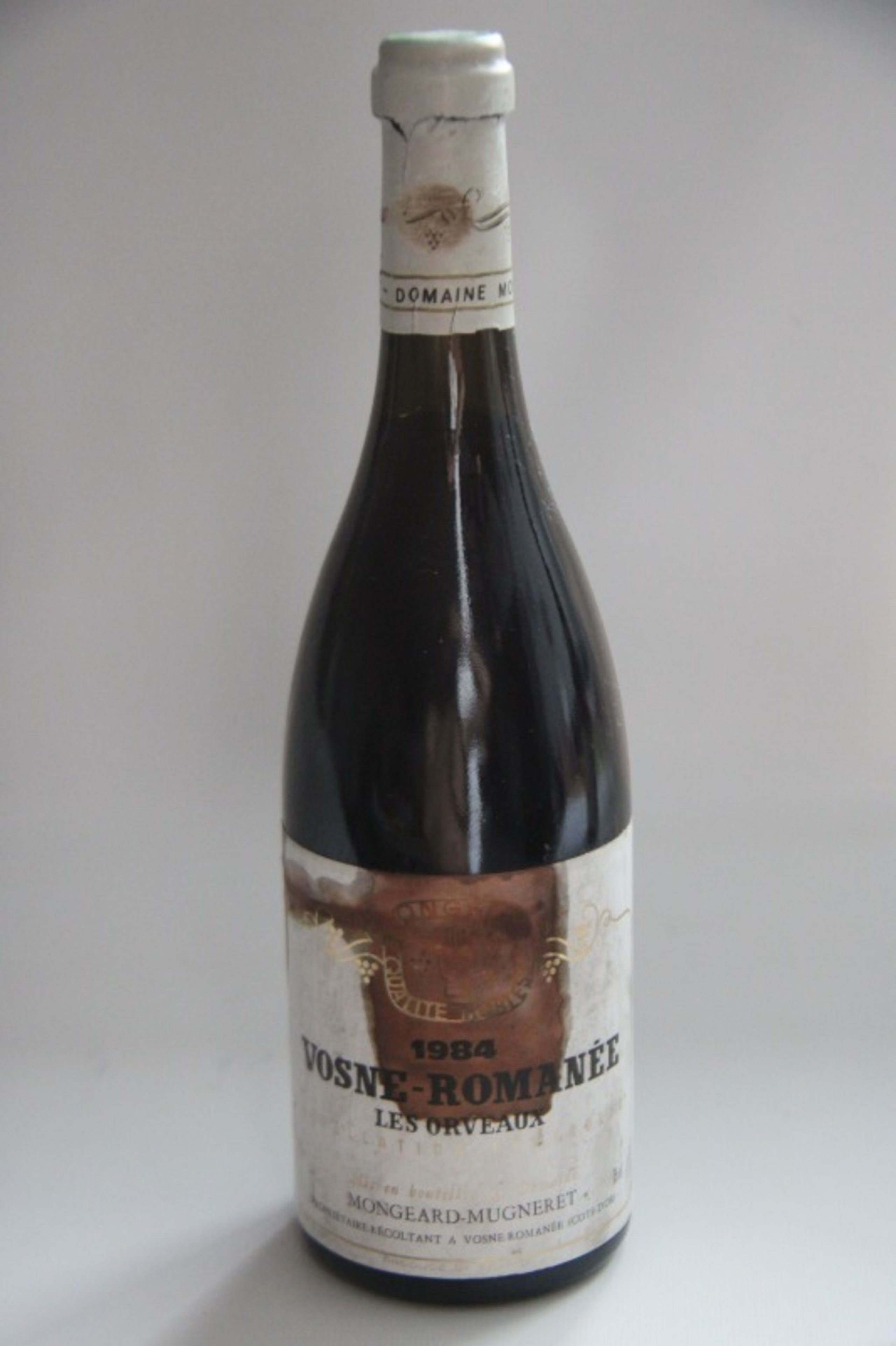 Vosne-Romanée, "Les Orveaux", Mongeard-Mugneret, 1984