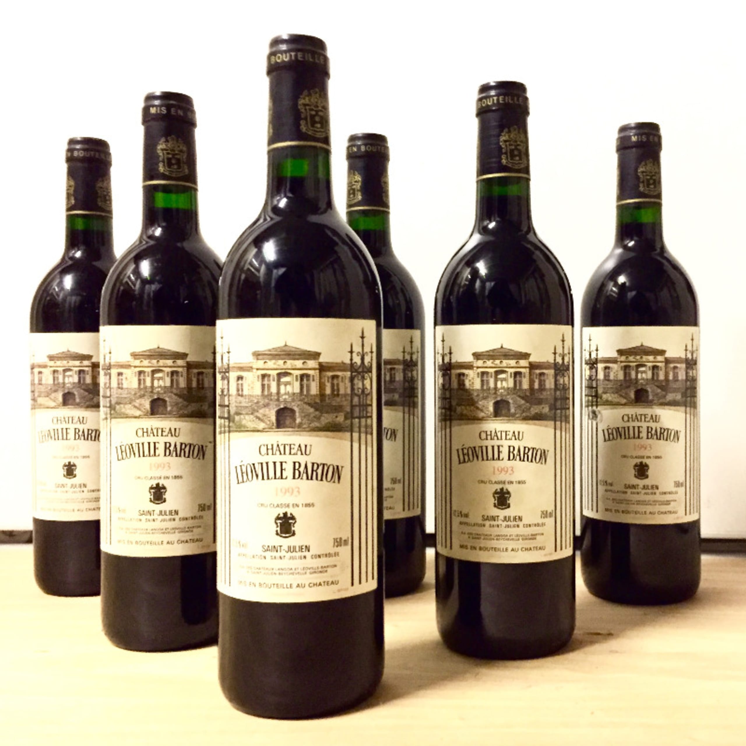 6 x Château Léoville Barton, Saint-Julien, 1993