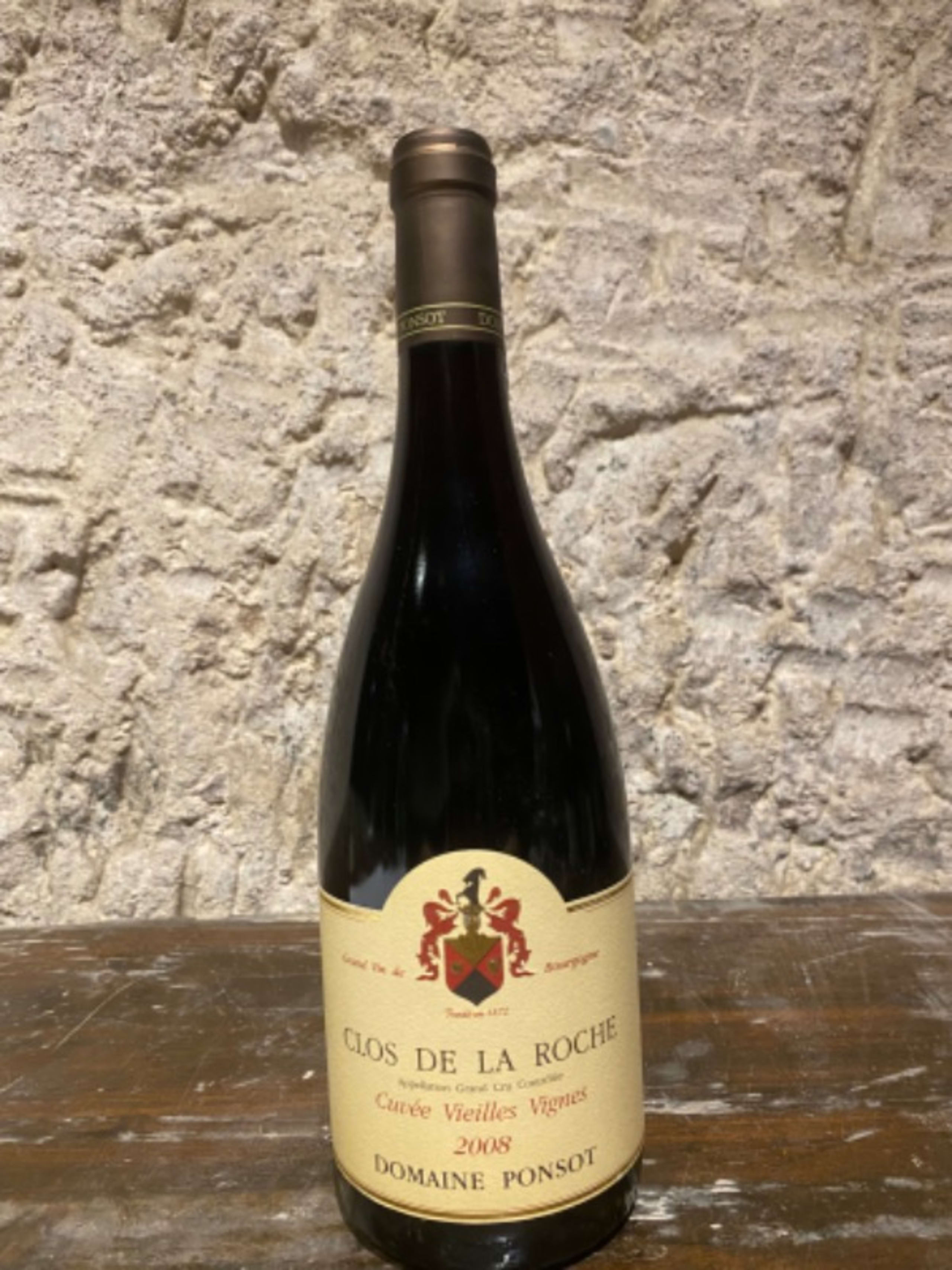 Clos-de-la-Roche, Cuvée Vieilles Vignes, Domaine Ponsot, 2008