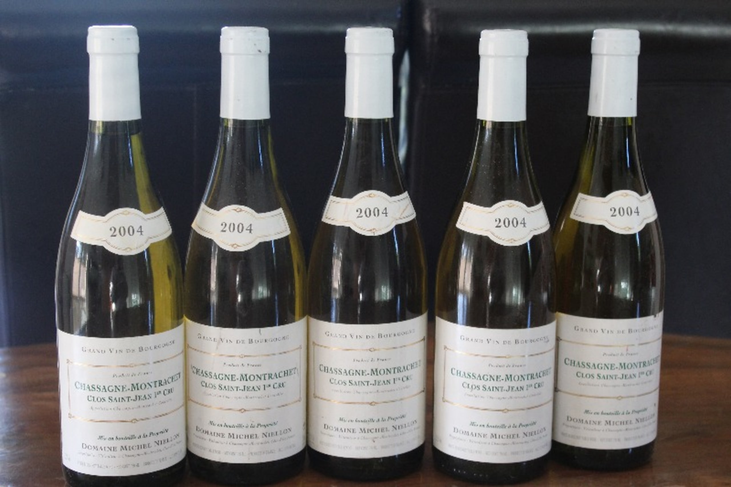 5 x Chassagne-Montrachet, domaine Michel Niellon, 2004