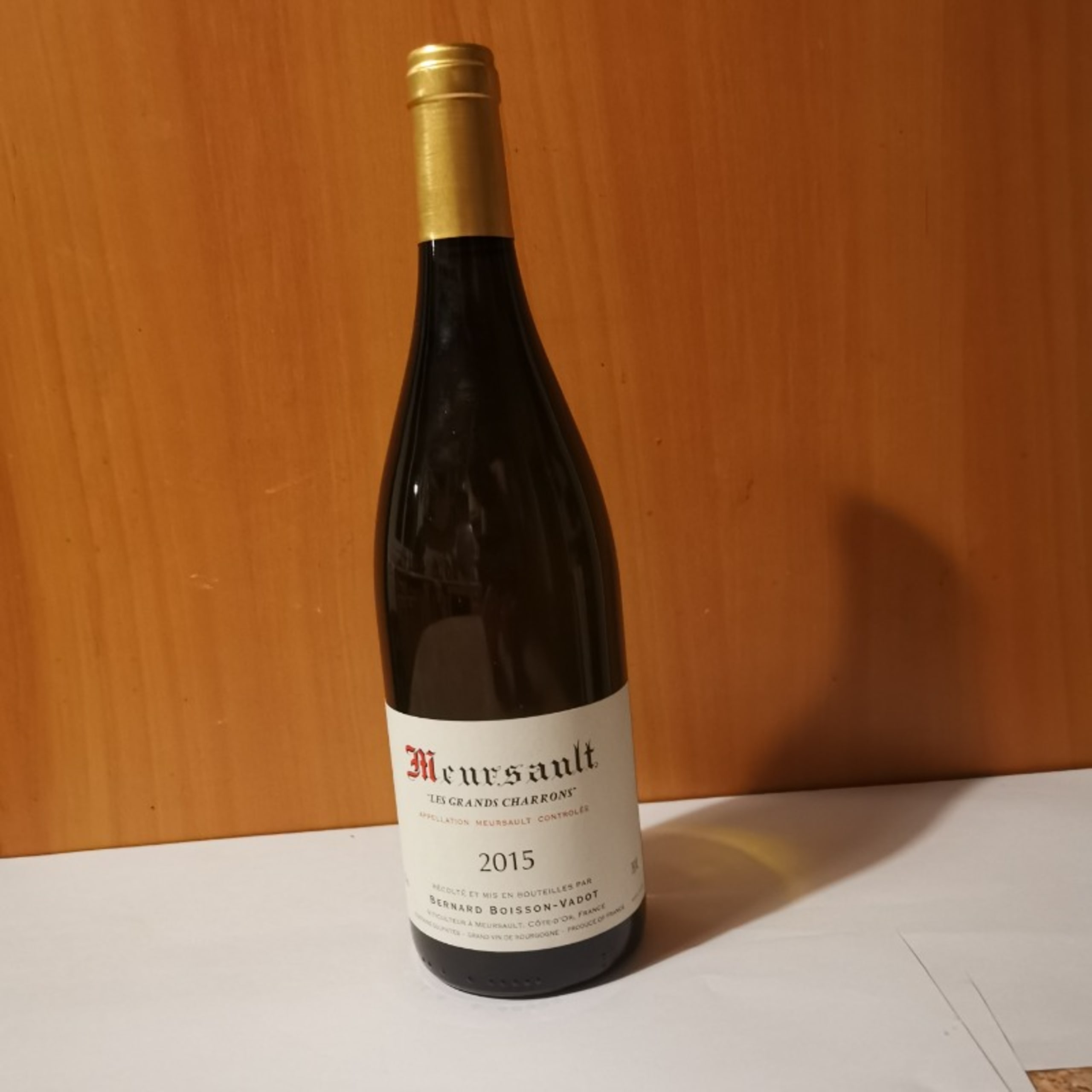 Meursault, Les Grands Charrons, Domaine Boisson Vadot, 2015