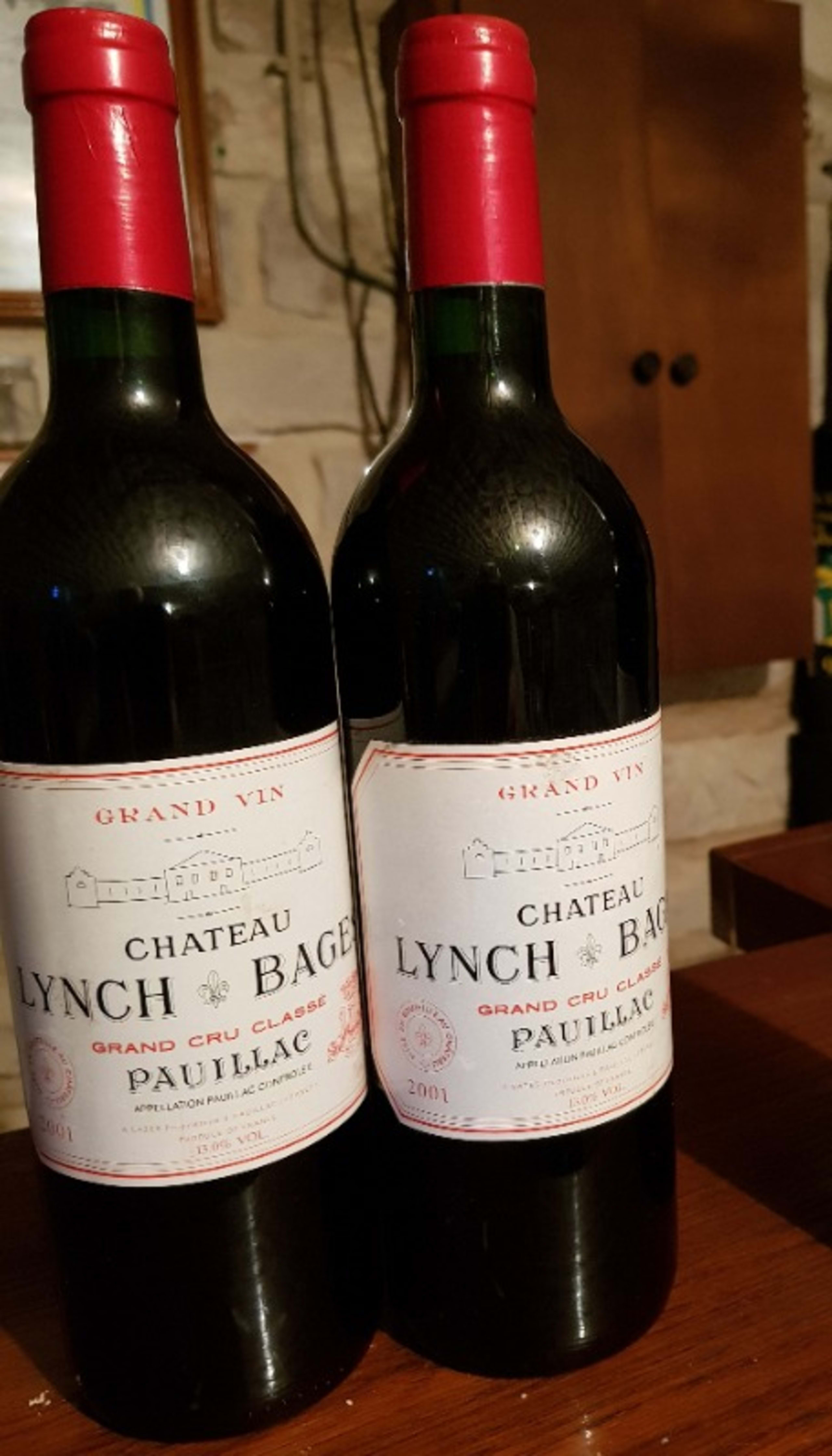 2 x Château Lynch Bages, Pauillac, 2001