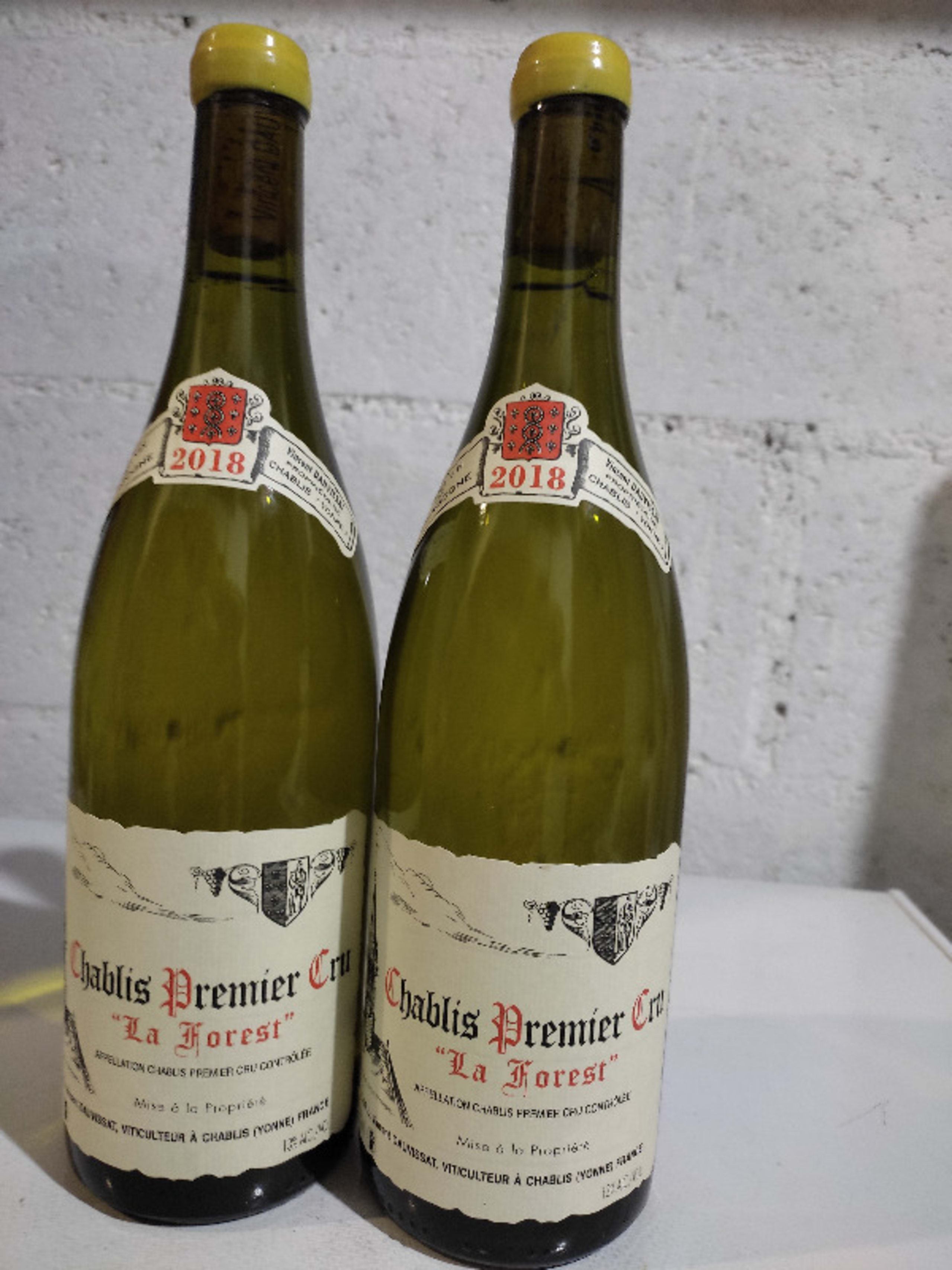 2 x Chablis Premier Cru, "La Forest", Vincent Dauvissat, 2018