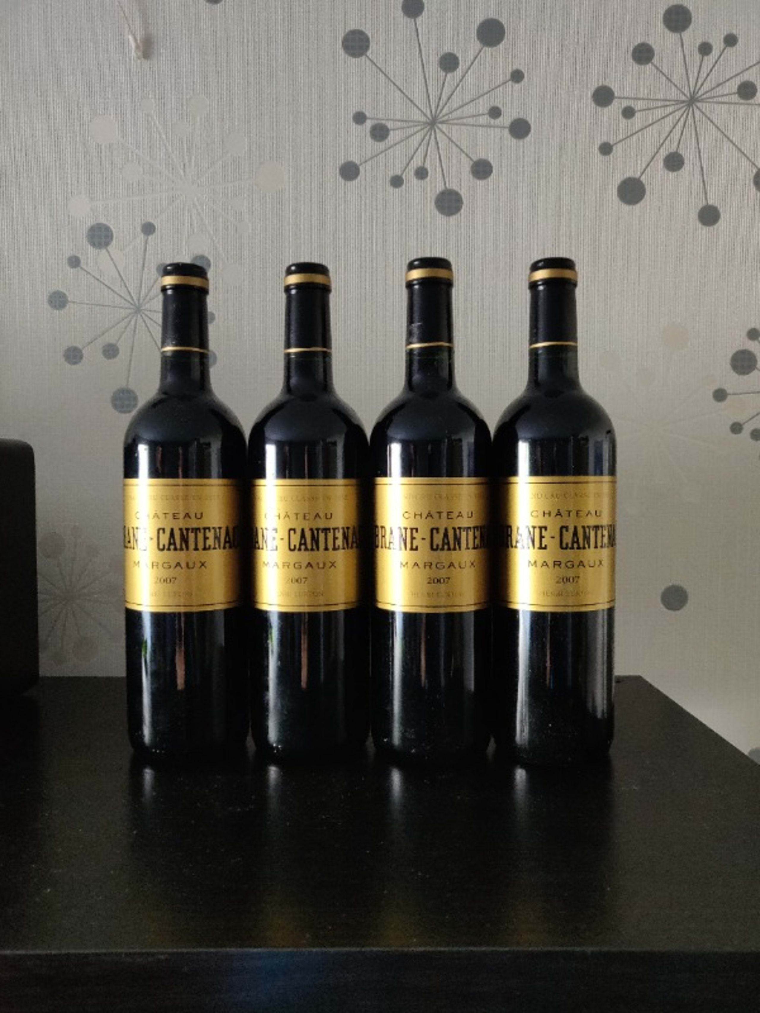 4 x Brane Cantenac, Margaux, 2007