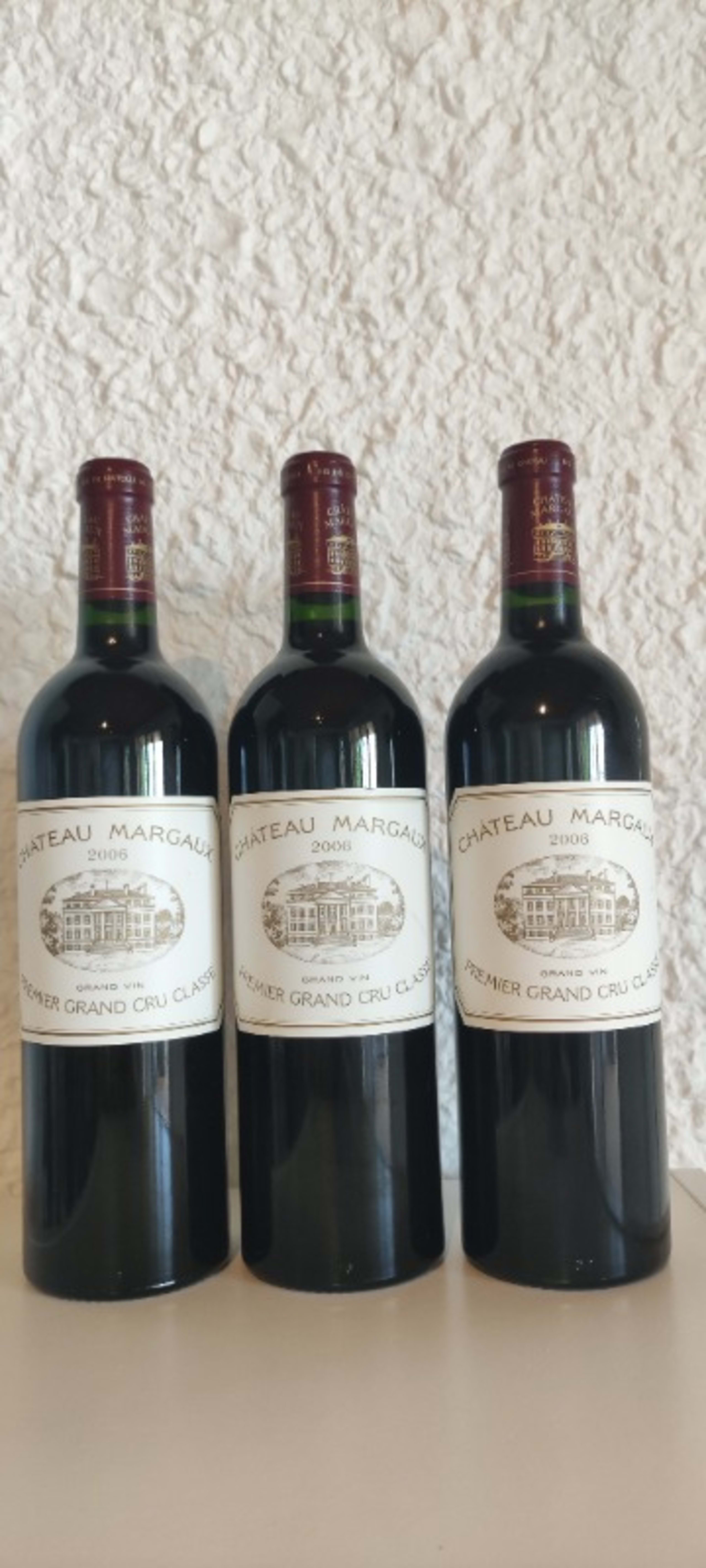 3 x Château Margaux, Margaux, 2006