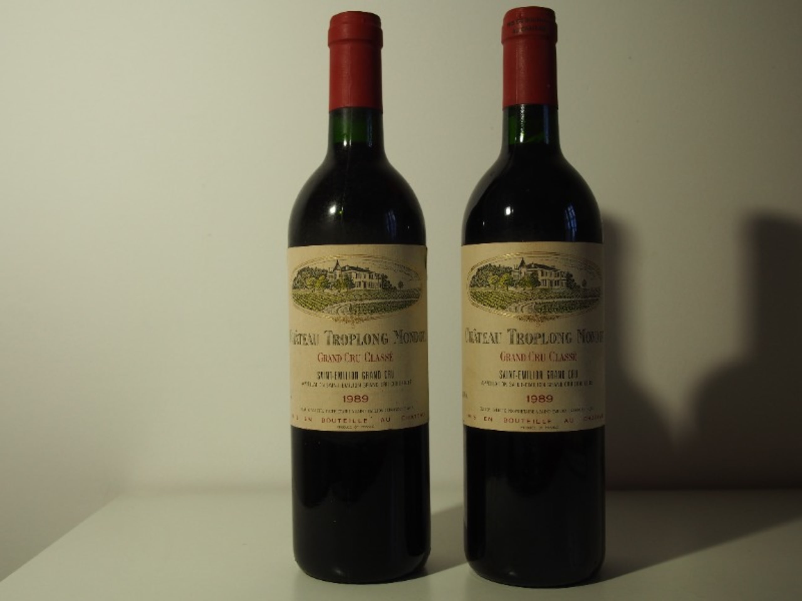 2 x Château Troplong-Mondot, Saint-Émilion, 1989