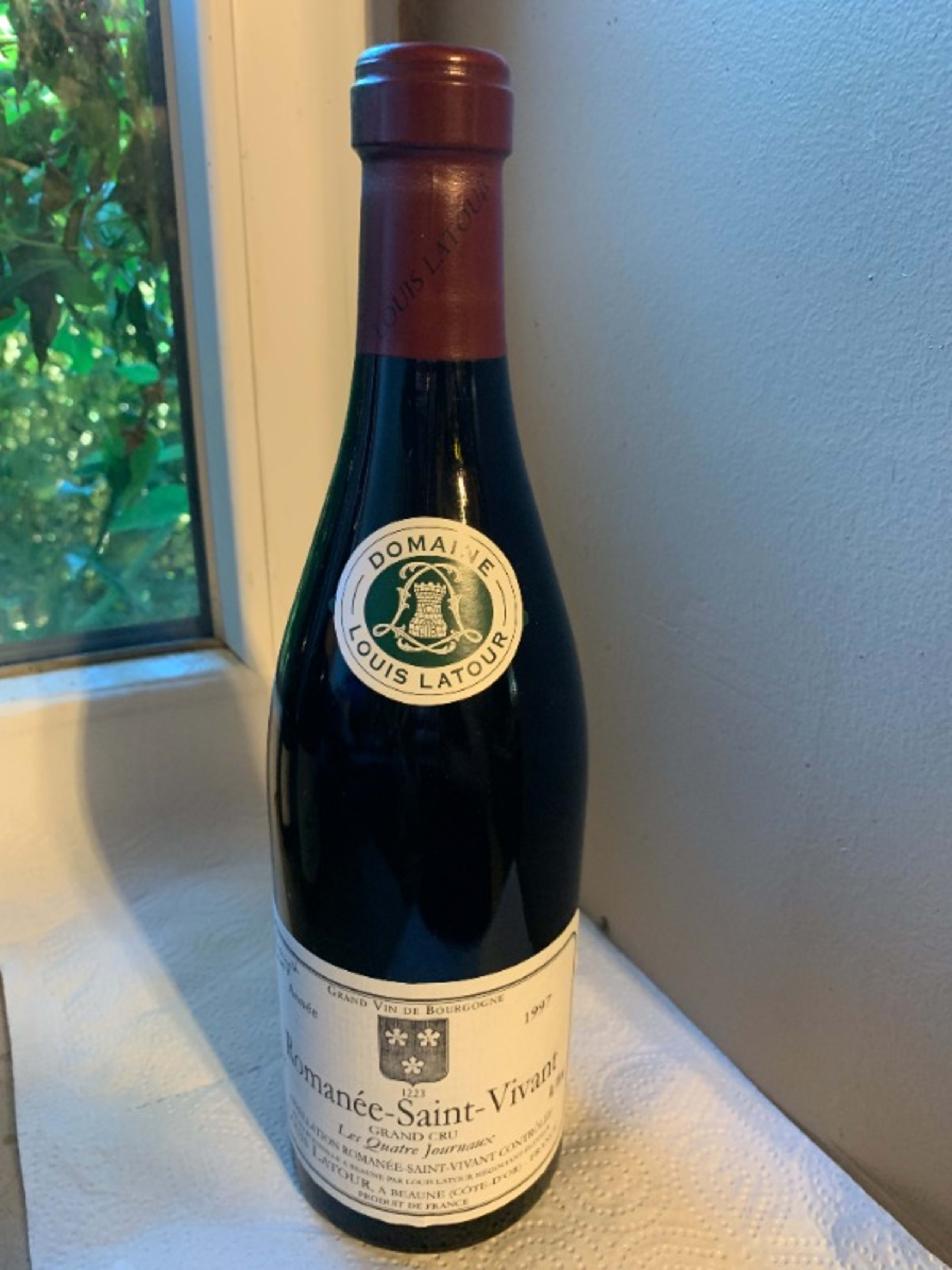 Romanée-Saint-Vivant, Grand Cru Les Quatre Journaux, Louis Latour, 1997