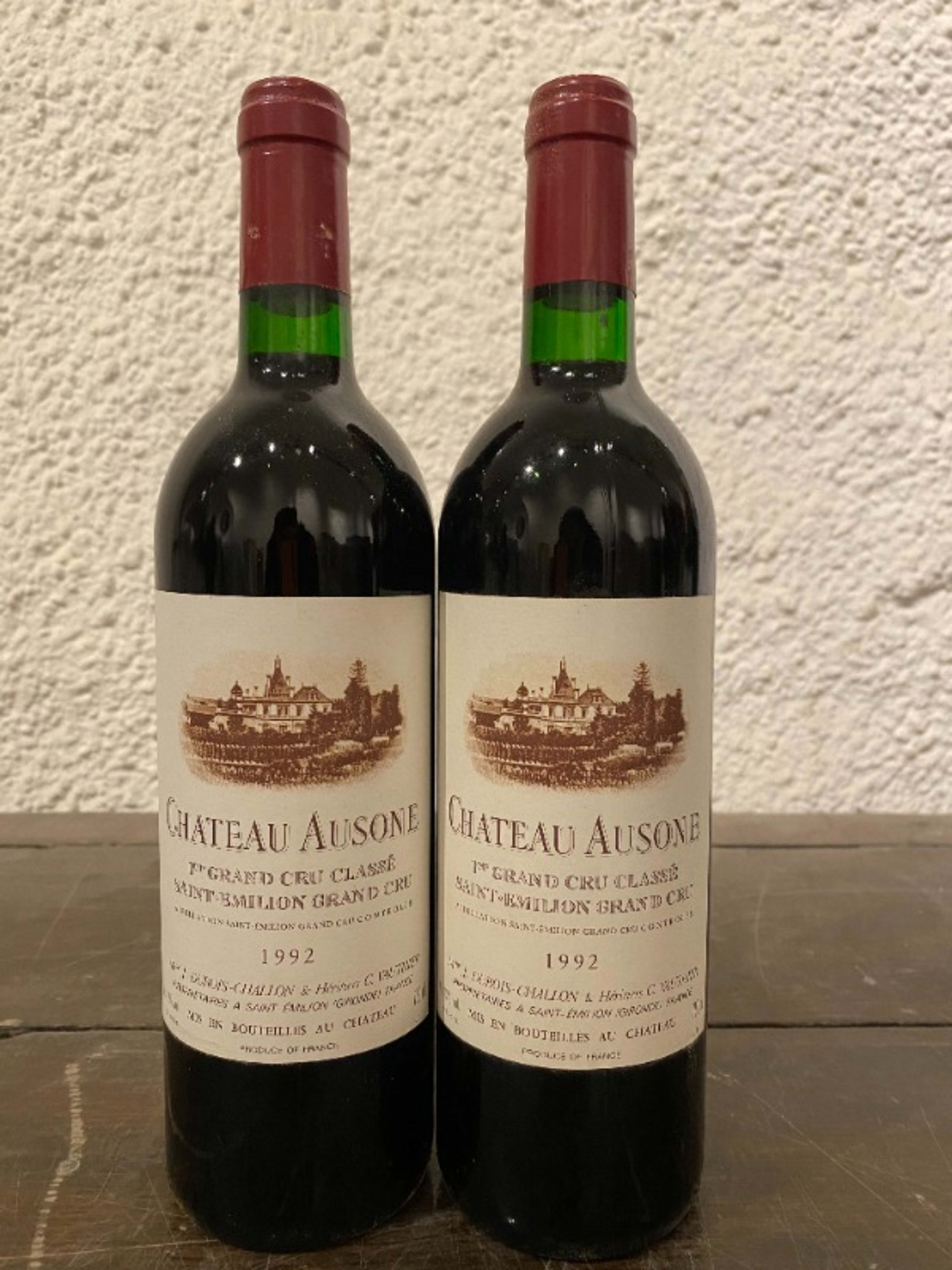 2 x Château Ausone, Saint-Émilion Grand Cru, 1992