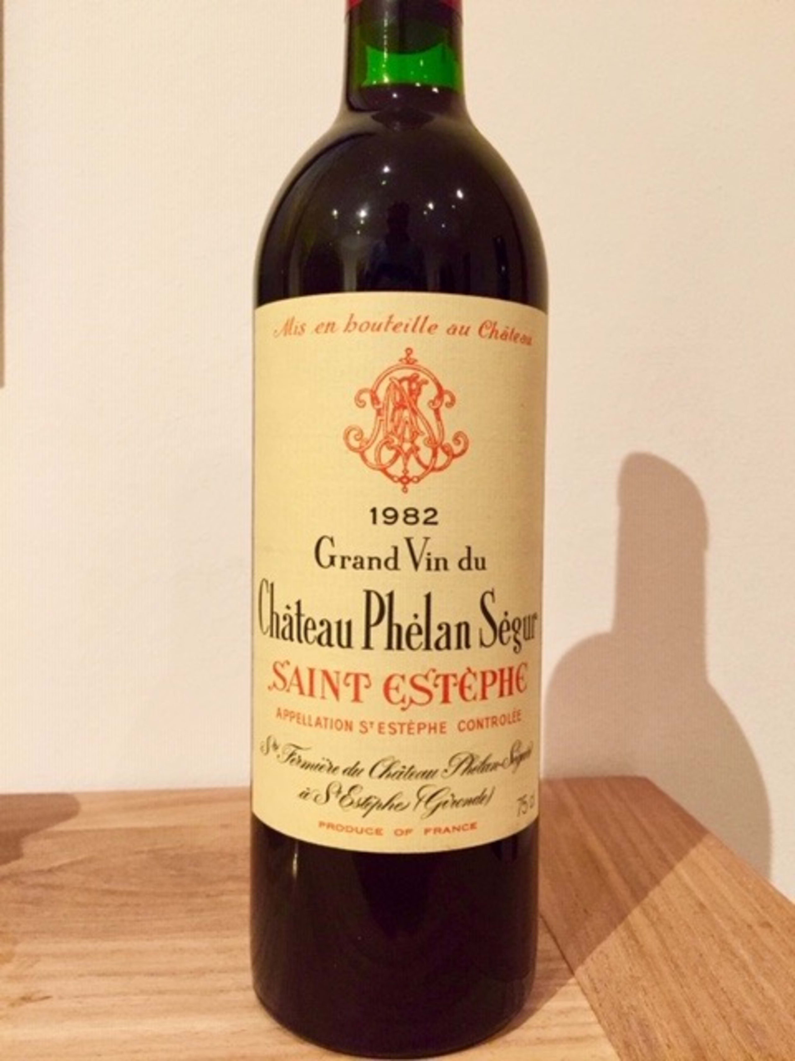 Château Phélan Ségur, Saint-Estèphe, 1982